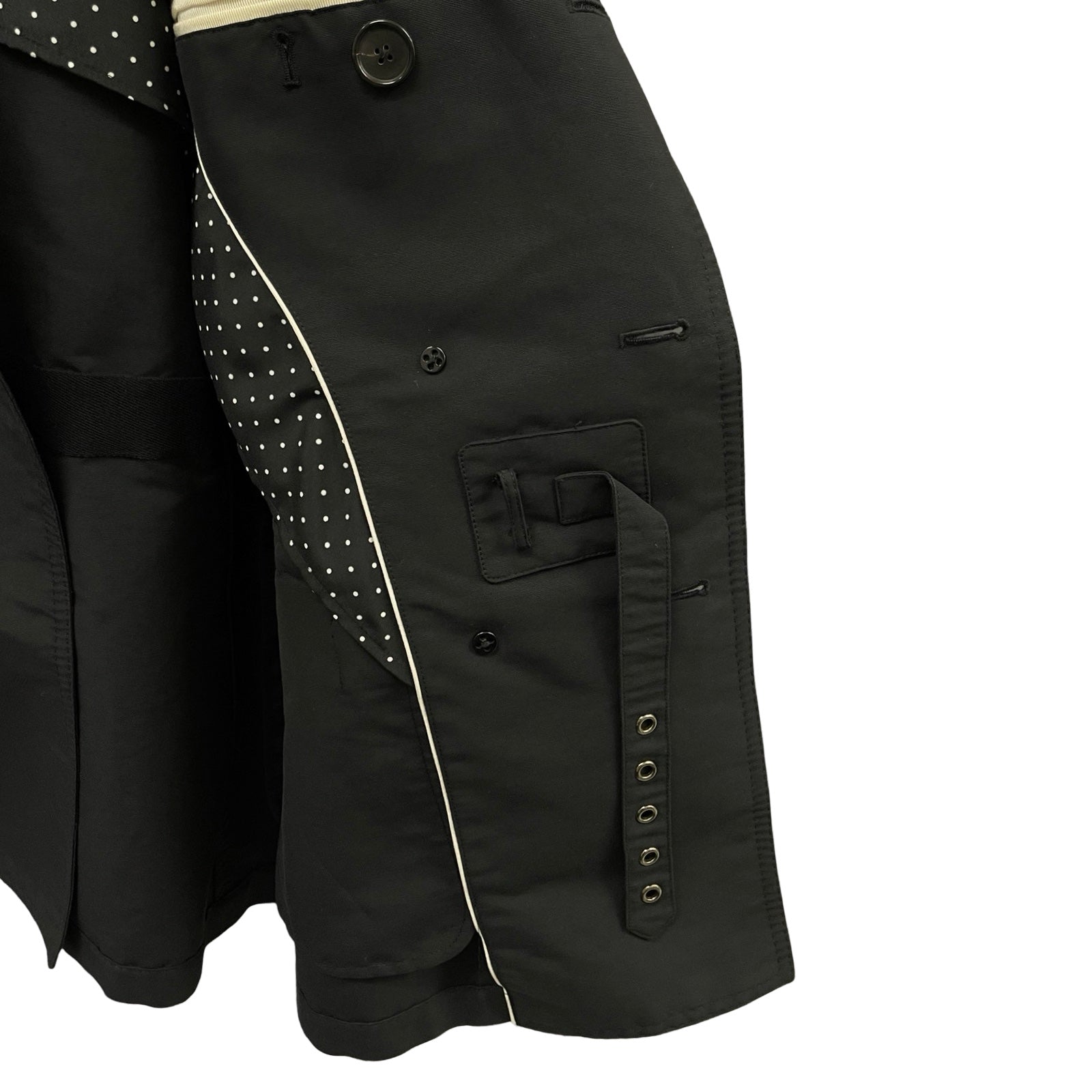 DOLCE＆GABBANA Cotton Double-Breasted Coat G0878T FUM3T-A Size 52