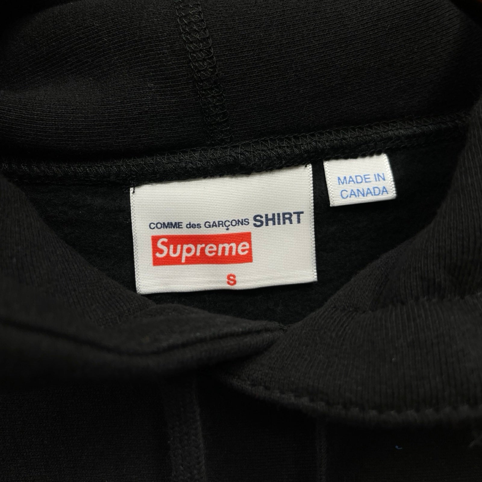 Supreme×Comme Des Garcons 2017SS Box Logo Hoodie Size S