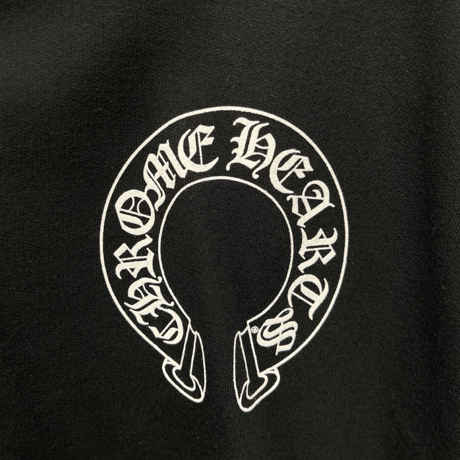 CHROME HEARTS Floral Cross Horseshoe Pullover Hoodie Size M