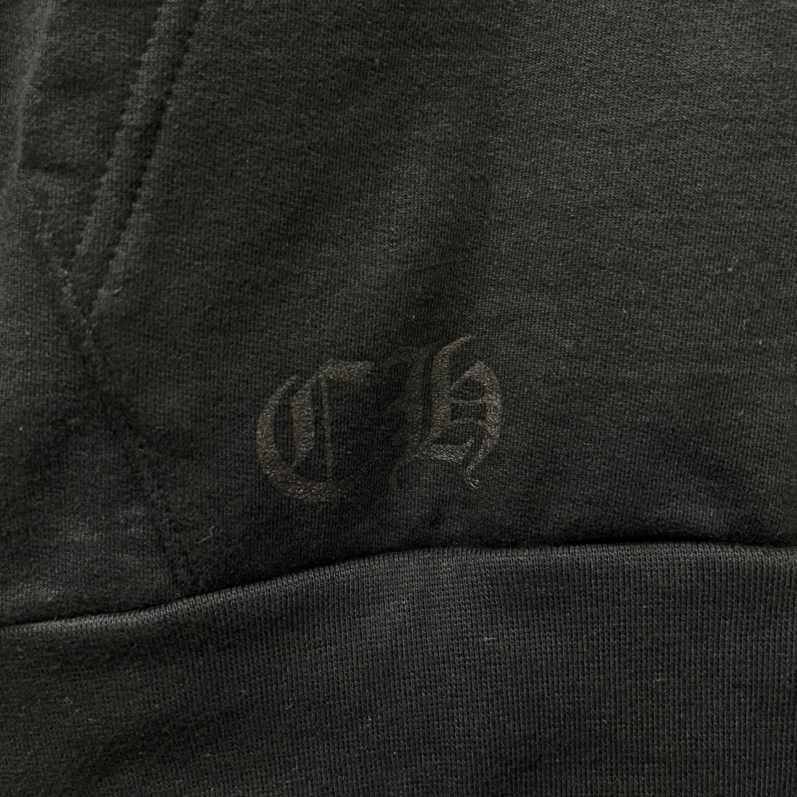 CHROME HEARTS Floral Cross Horseshoe Pullover Hoodie Size M