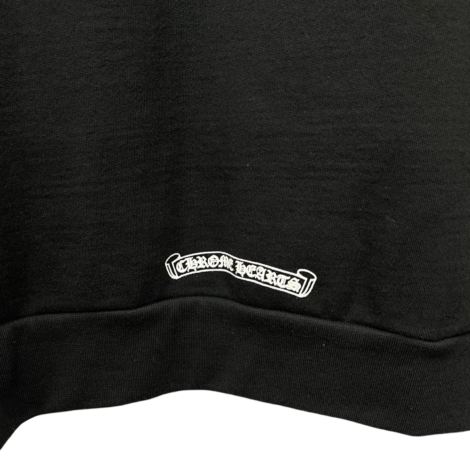 CHROME HEARTS Floral Cross Horseshoe Pullover Hoodie Size M