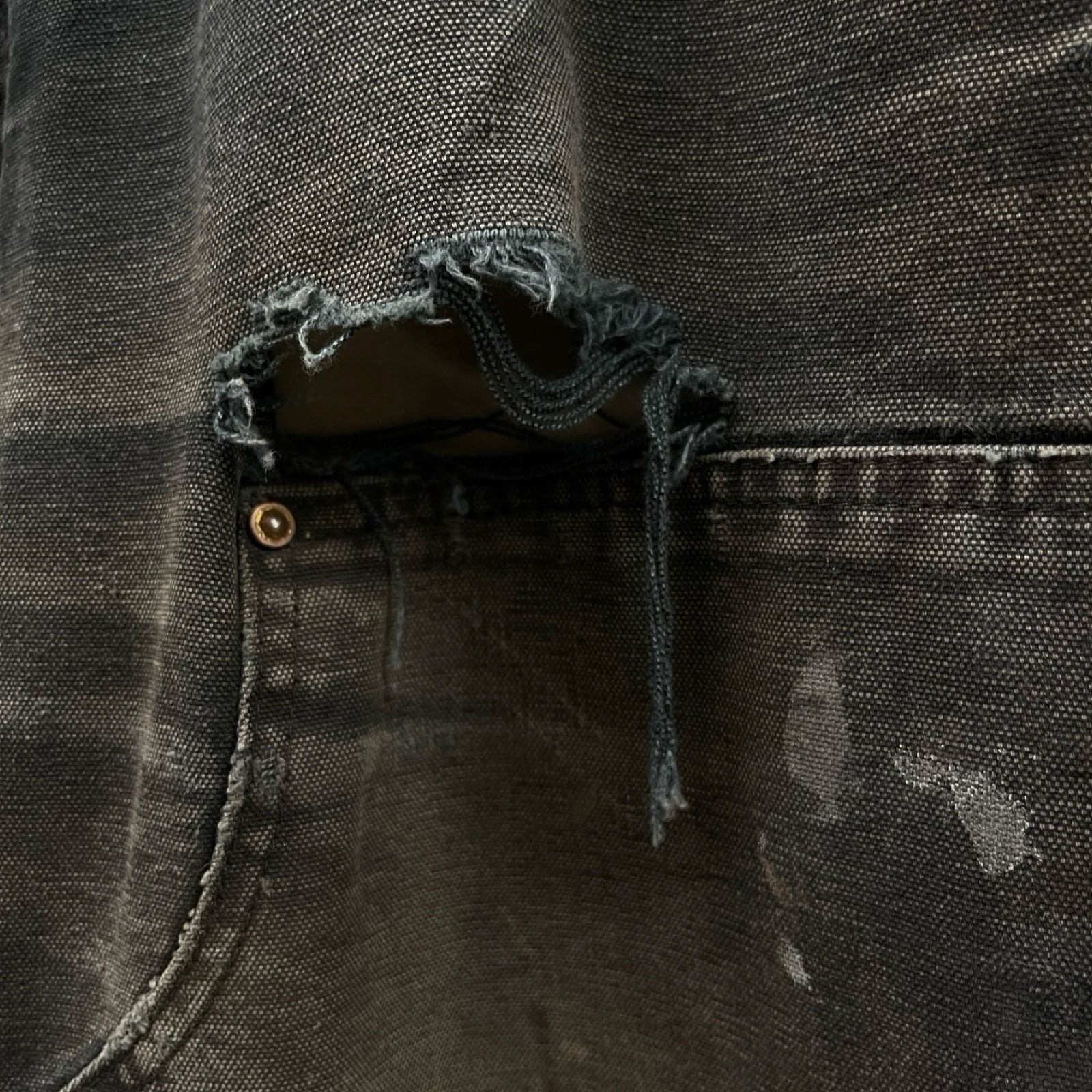 Carhartt Double Knee Denim Painter Pants Size 36×34