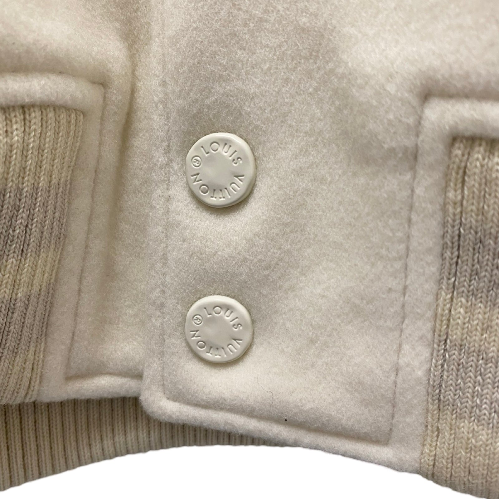 LOUIS VUITTON 2022AW Multi Patch Mixed Leather Varsity Jacket 1AAGKF Size 58