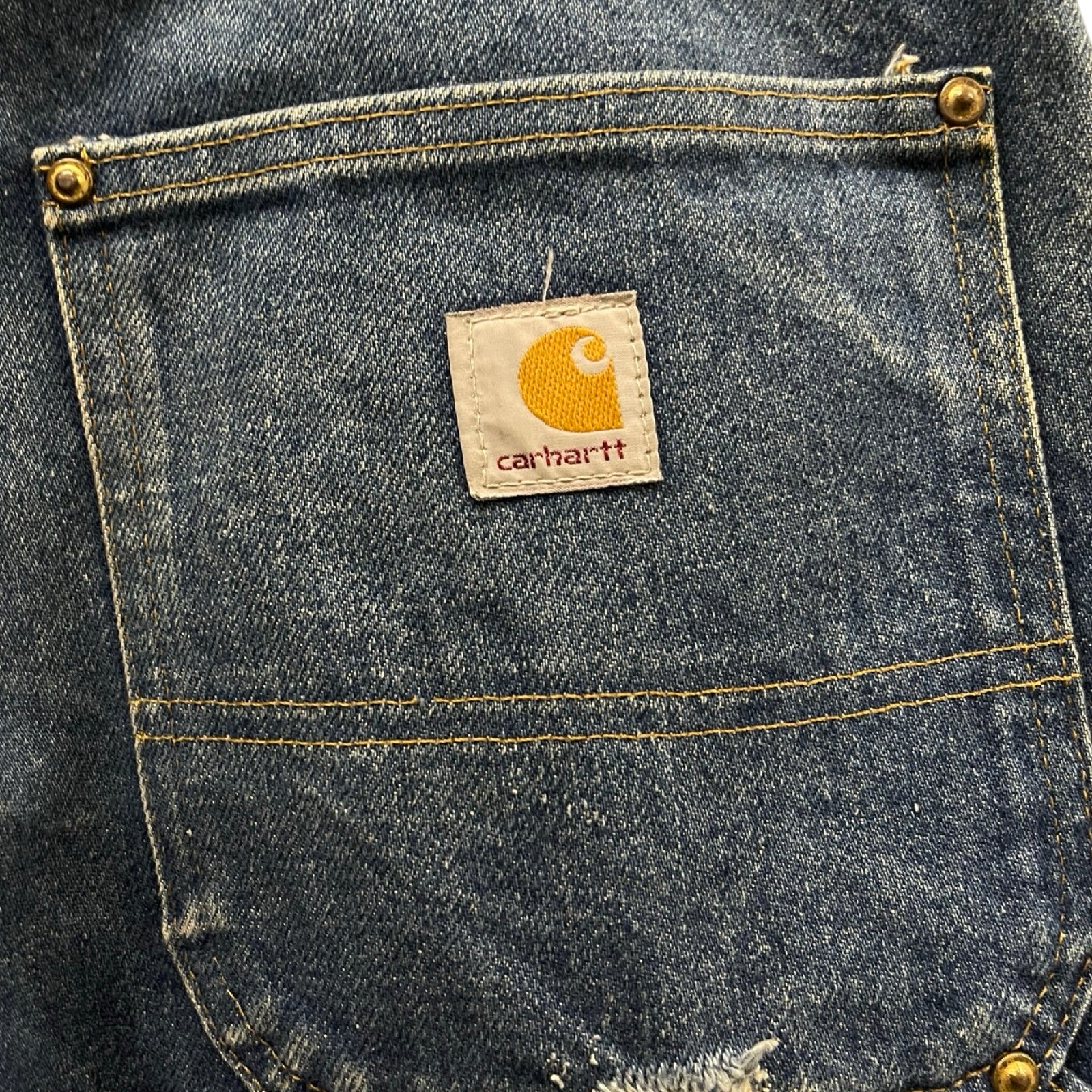 Carhartt Double Knee Denim Painter Pants 32×32