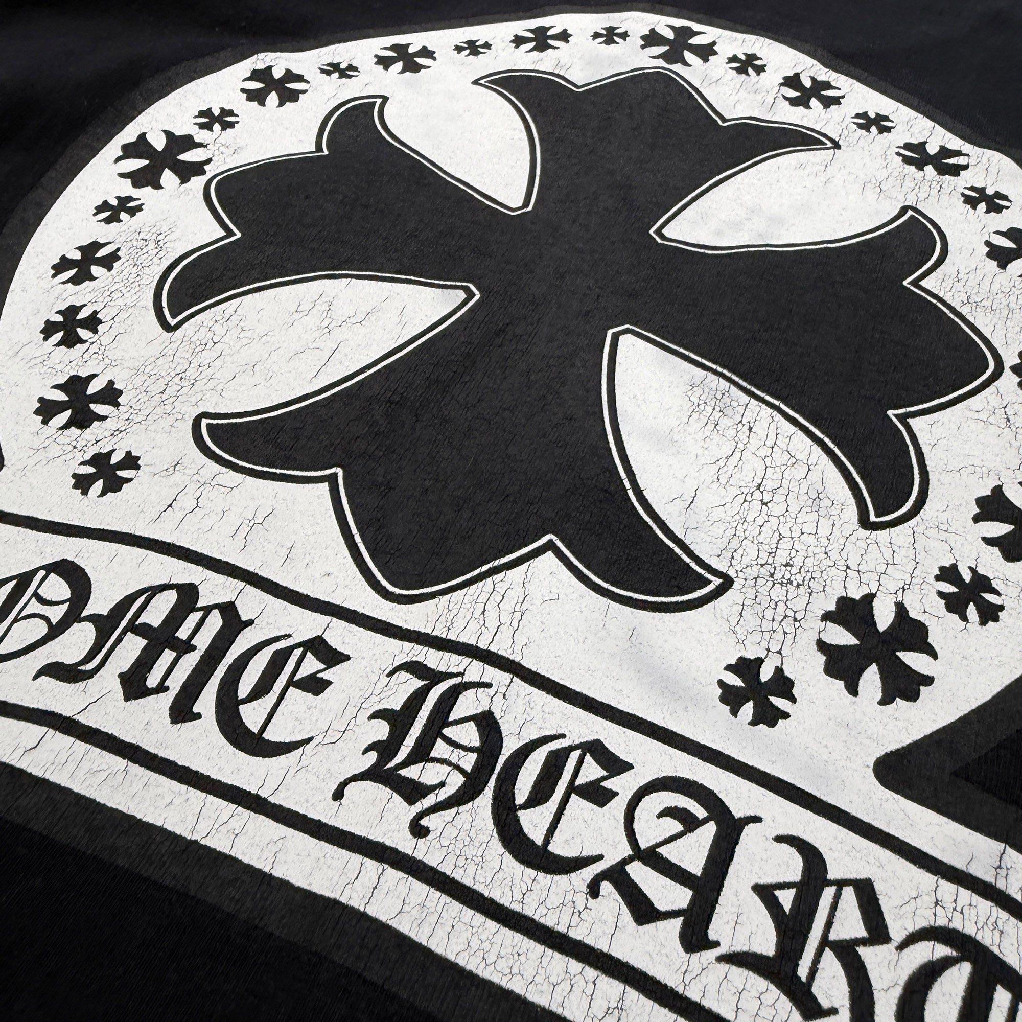 CHROME HEARTS Medallion Docking Scroll Logo Long Sleeve Tee Size L クロムハーツ メダリオンドッキング スクロールロゴ ロングスリーブTシャツ サイズL