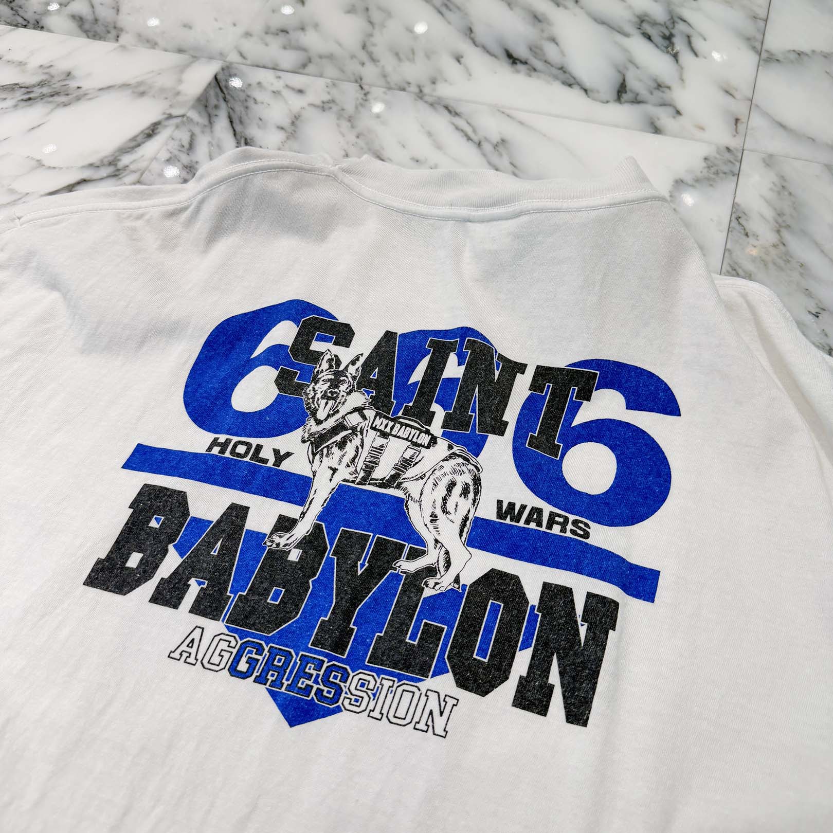 SAINT Mxxxxxx × Babylon 2025AW " SAINT BABYLON " Tee SM-HR1-0000-C48 Size XXL セントマイケル × バビロン " セントバビロン " Tシャツ サイズXXL
