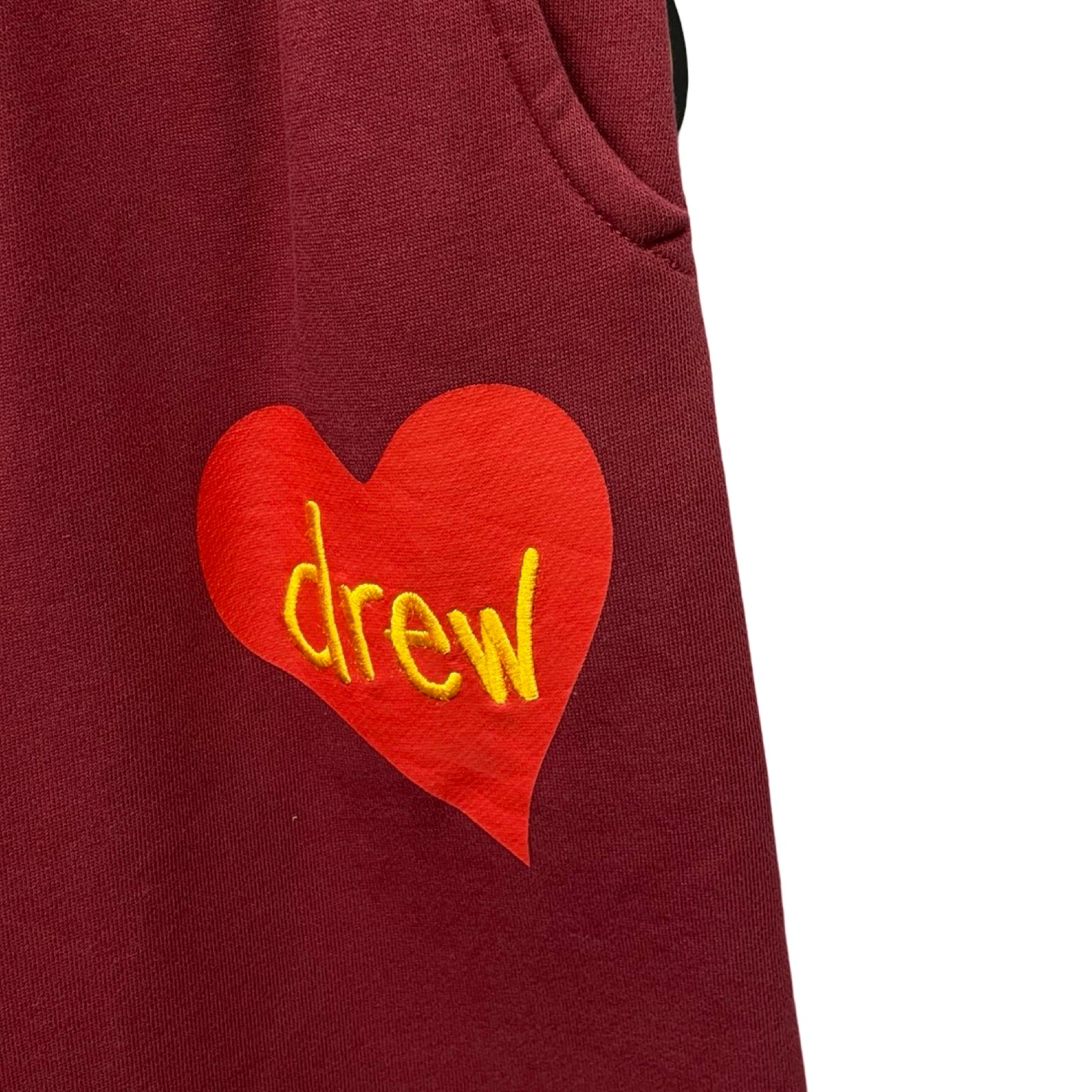 Drew House 2022AW Fire Sweatpant Burgundy Size M