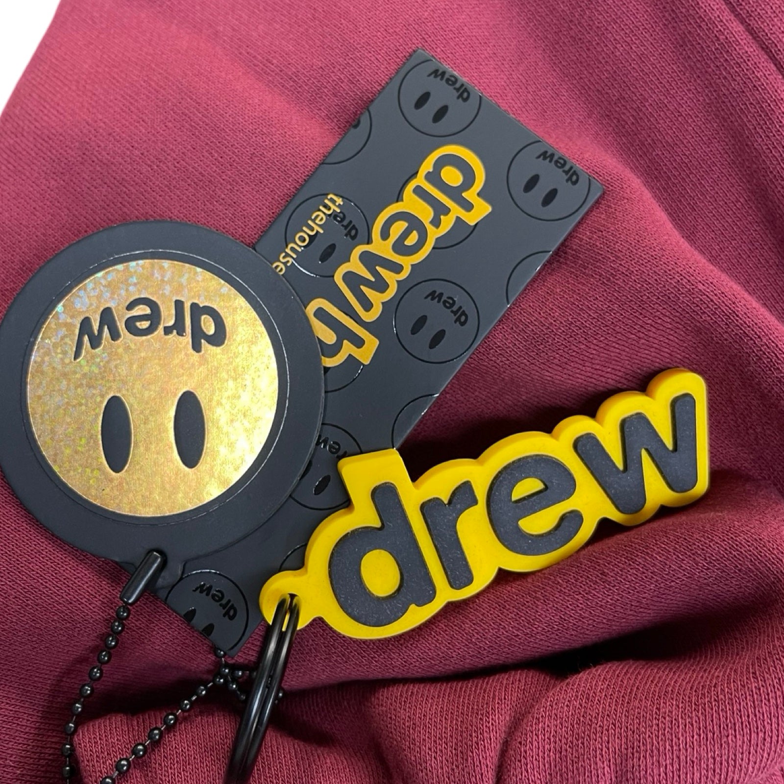 Drew House 2022AW Fire Sweatpant Burgundy Size M