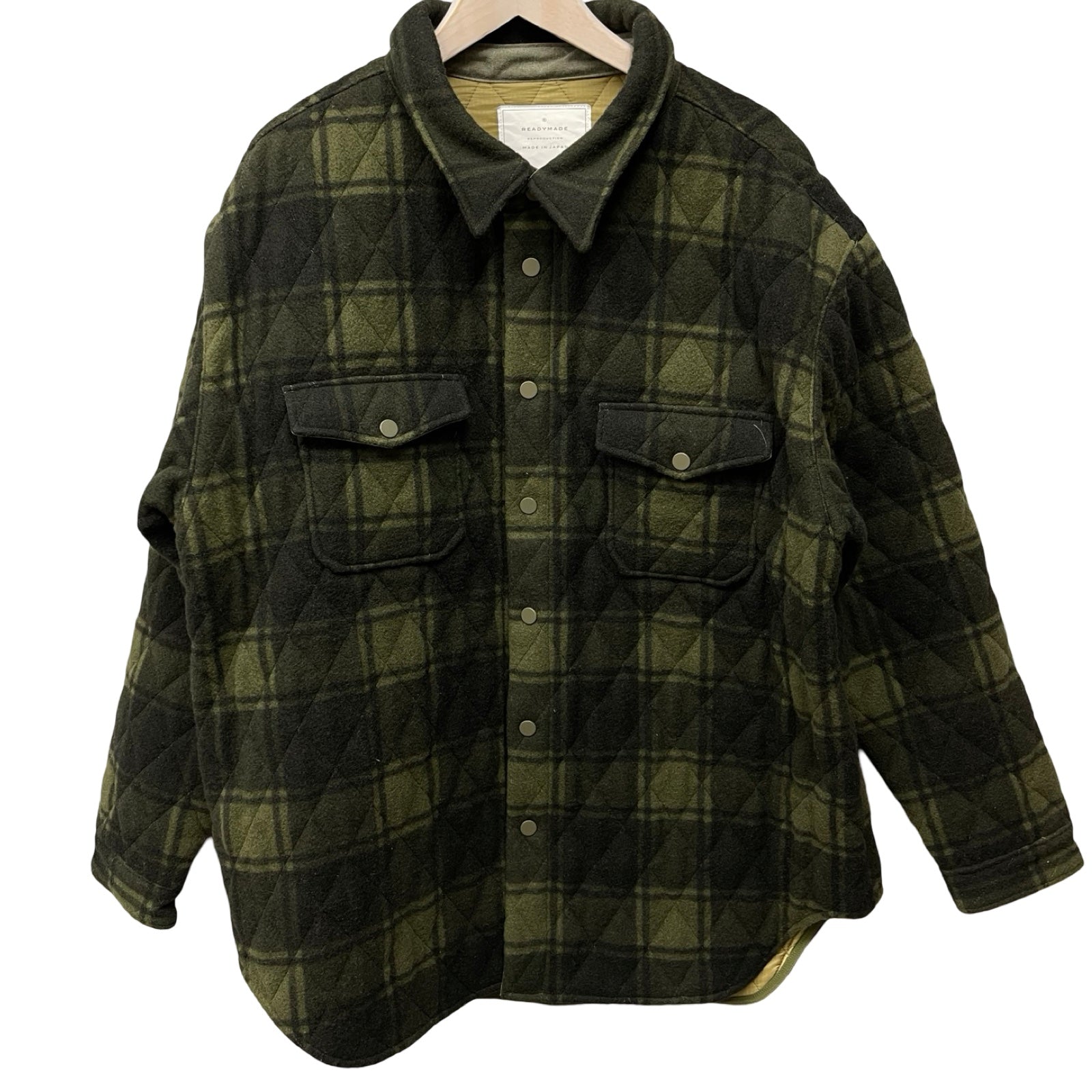 READYMADE Blanket Check Shirt RE-WO-KH-00-00-117 Size 2