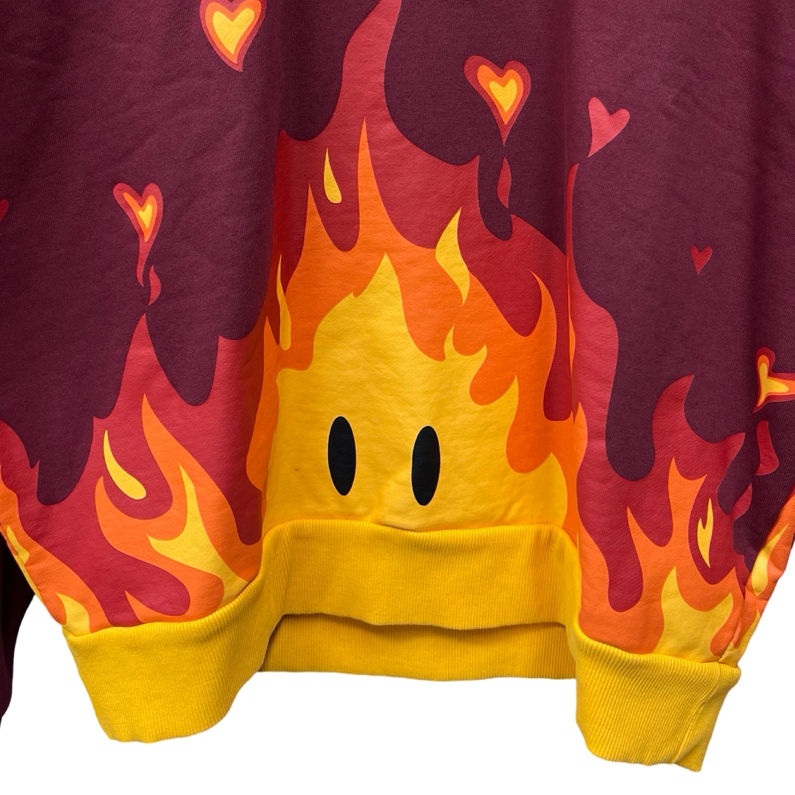 Drew House 2022AW Secret Fire Oversized Hoodie Burgundy Size L