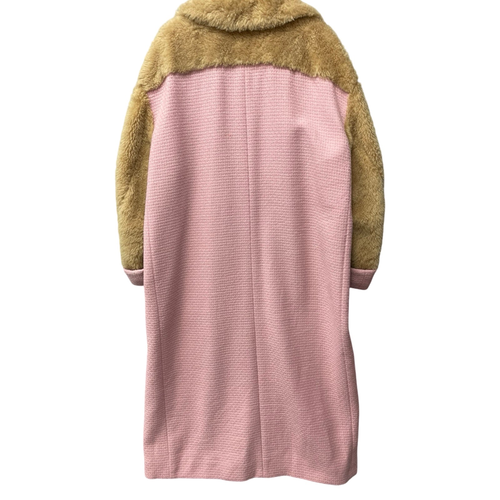 CHANEL CC Mark Wool Tweed Coat P73640V64546 Size 50