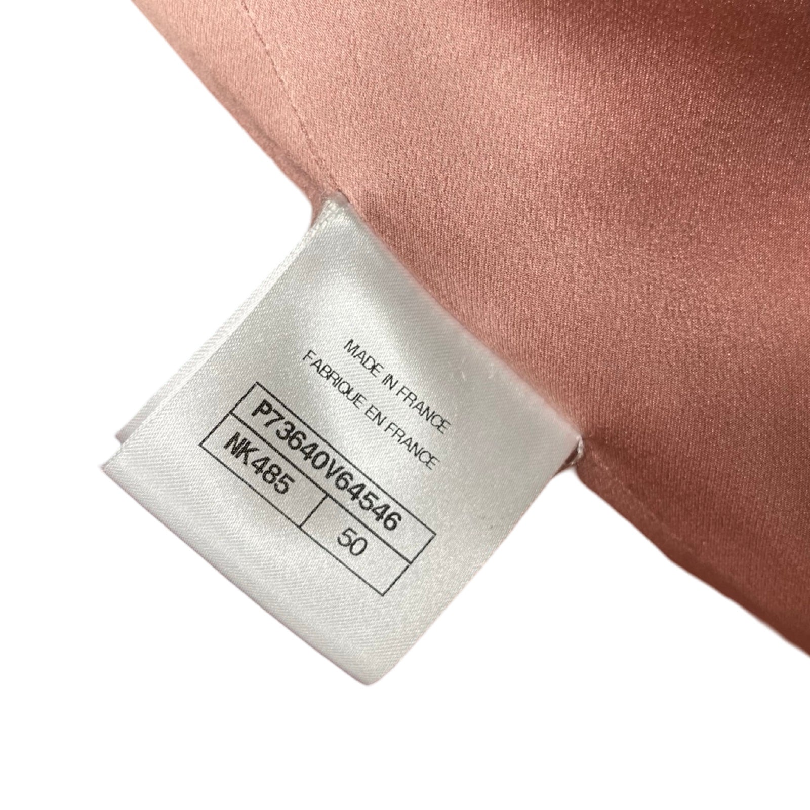 CHANEL CC Mark Wool Tweed Coat P73640V64546 Size 50