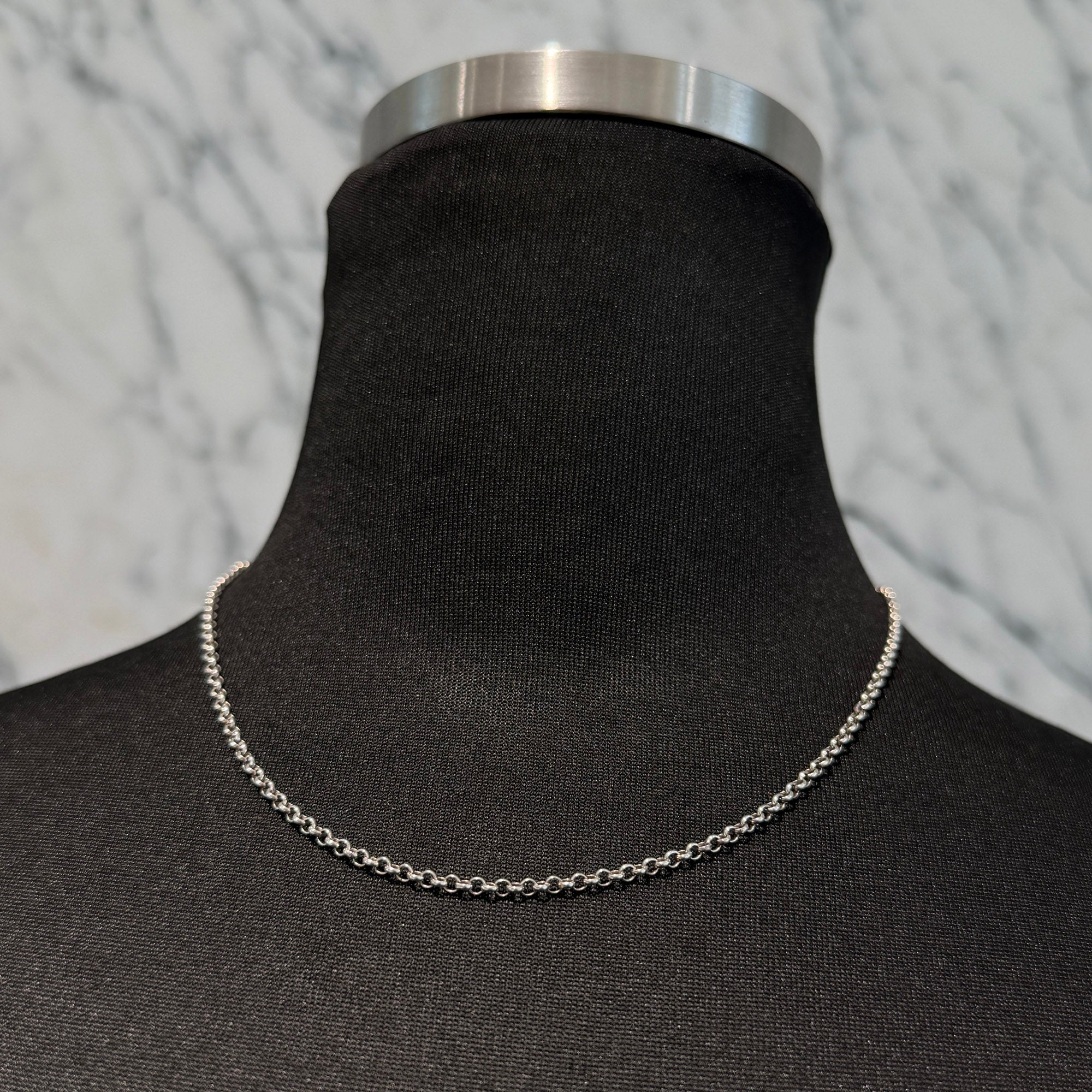 Chrome Hearts Roll Chain Necklace 16インチ CHROME HEARTS Roll Chain Necklace Size 16 Inch クロムハーツ ロール