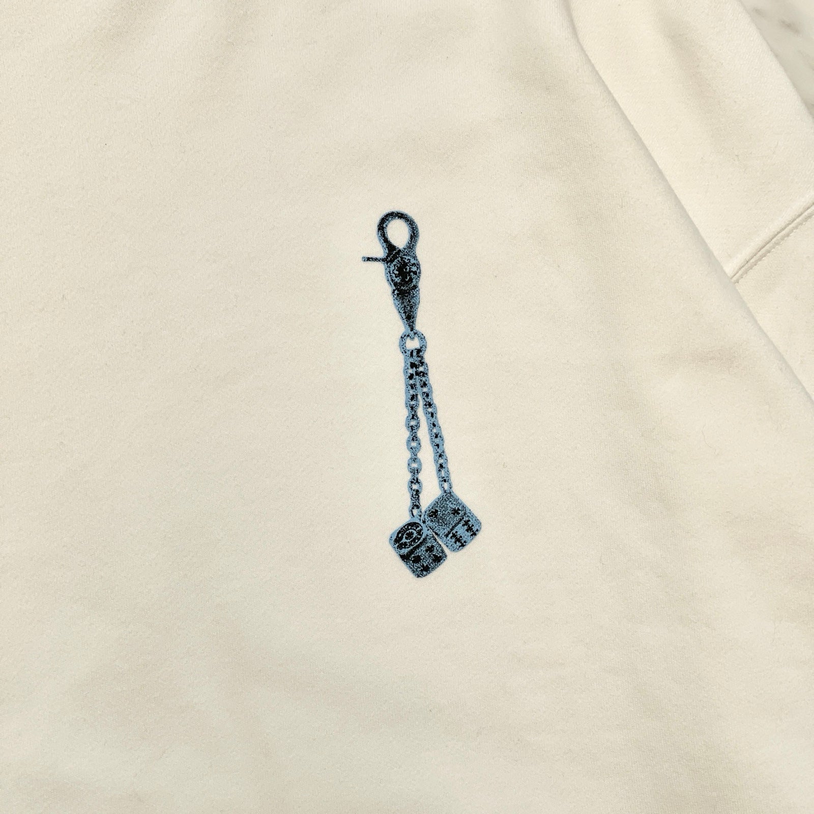 CHROME HEARTS Las Vegas Limited Fontainebleau Neck Logo Dice Print Crewneck Sweatshirt Size M クロムハーツ ラスベガス限定ネックロゴ ダイスプリントクルーネックスウェットシャツ サイズM