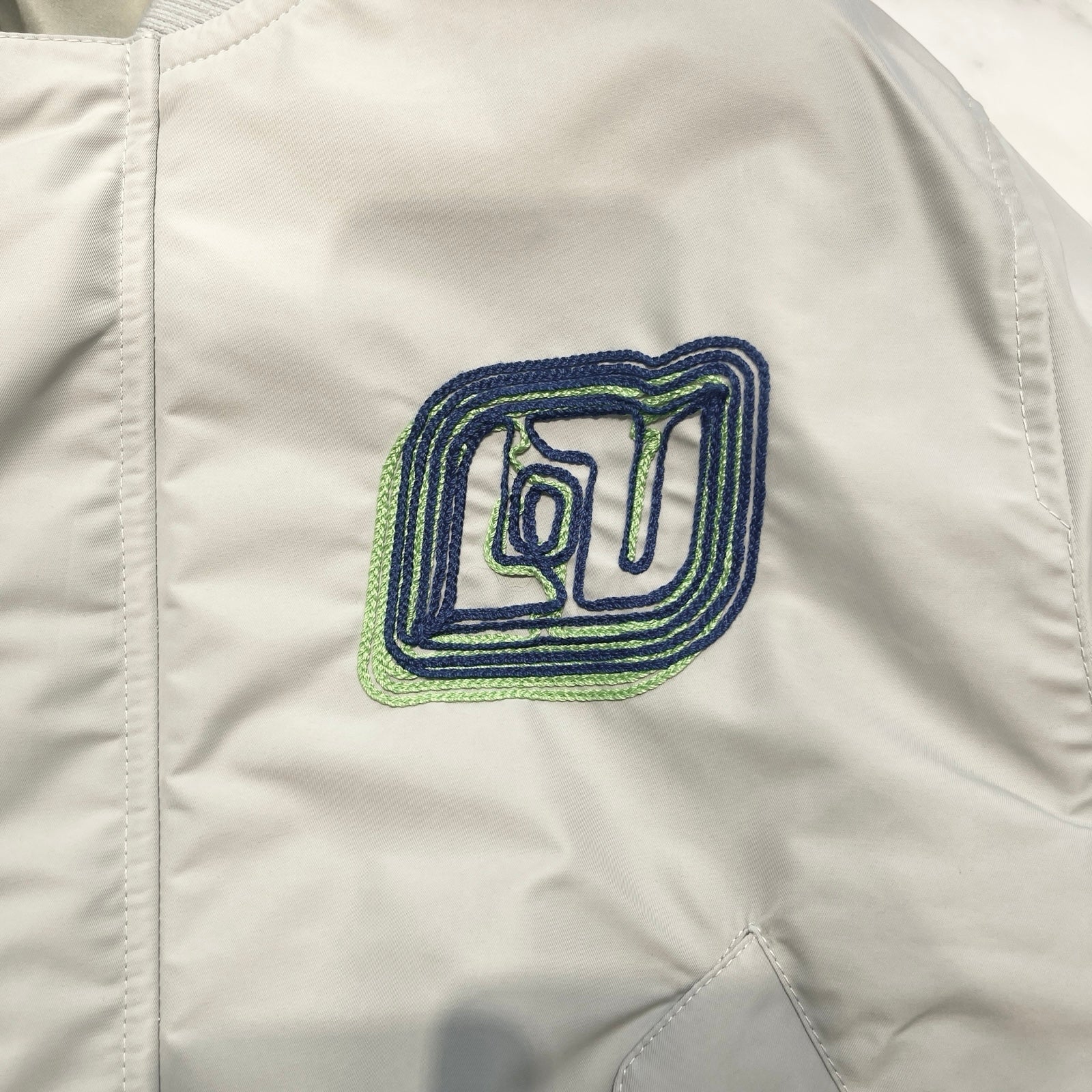 LOUIS VUITTON 2023AW Embroidered Technical Bomber Jacket 1ABXT1 Size 44