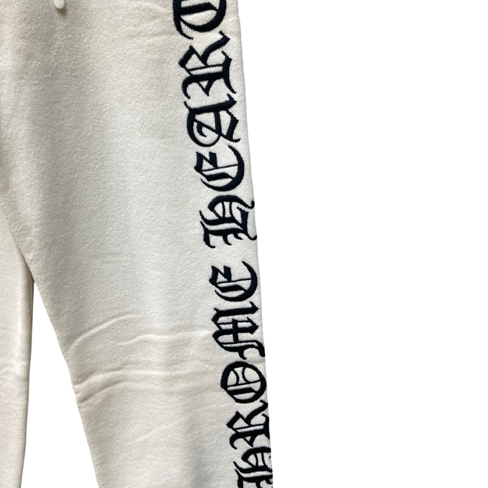 CHROME HEARTS Y NOT Embroidered CH Logo Cashmere Sweatpants Size L