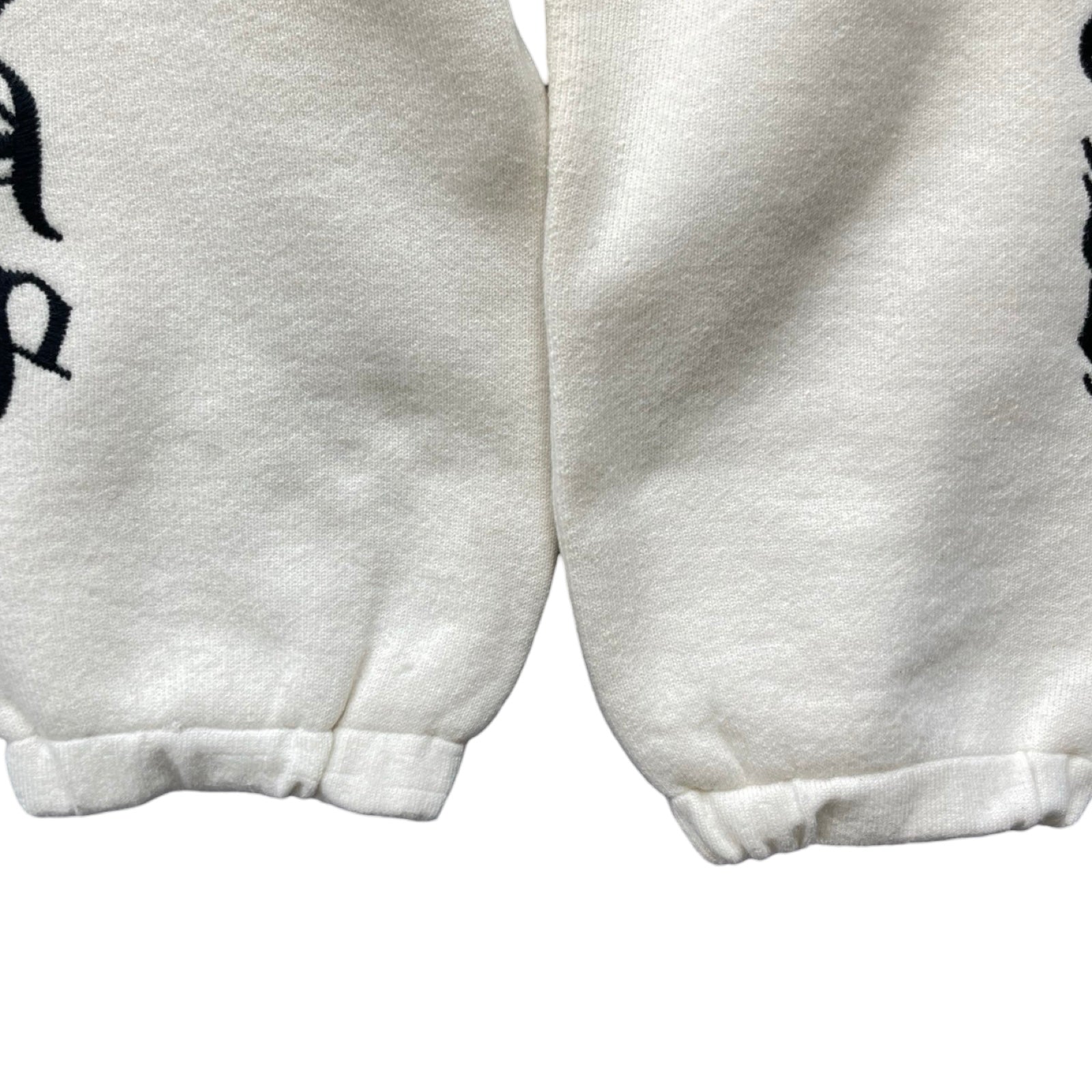 CHROME HEARTS Y NOT Embroidered CH Logo Cashmere Sweatpants Size L