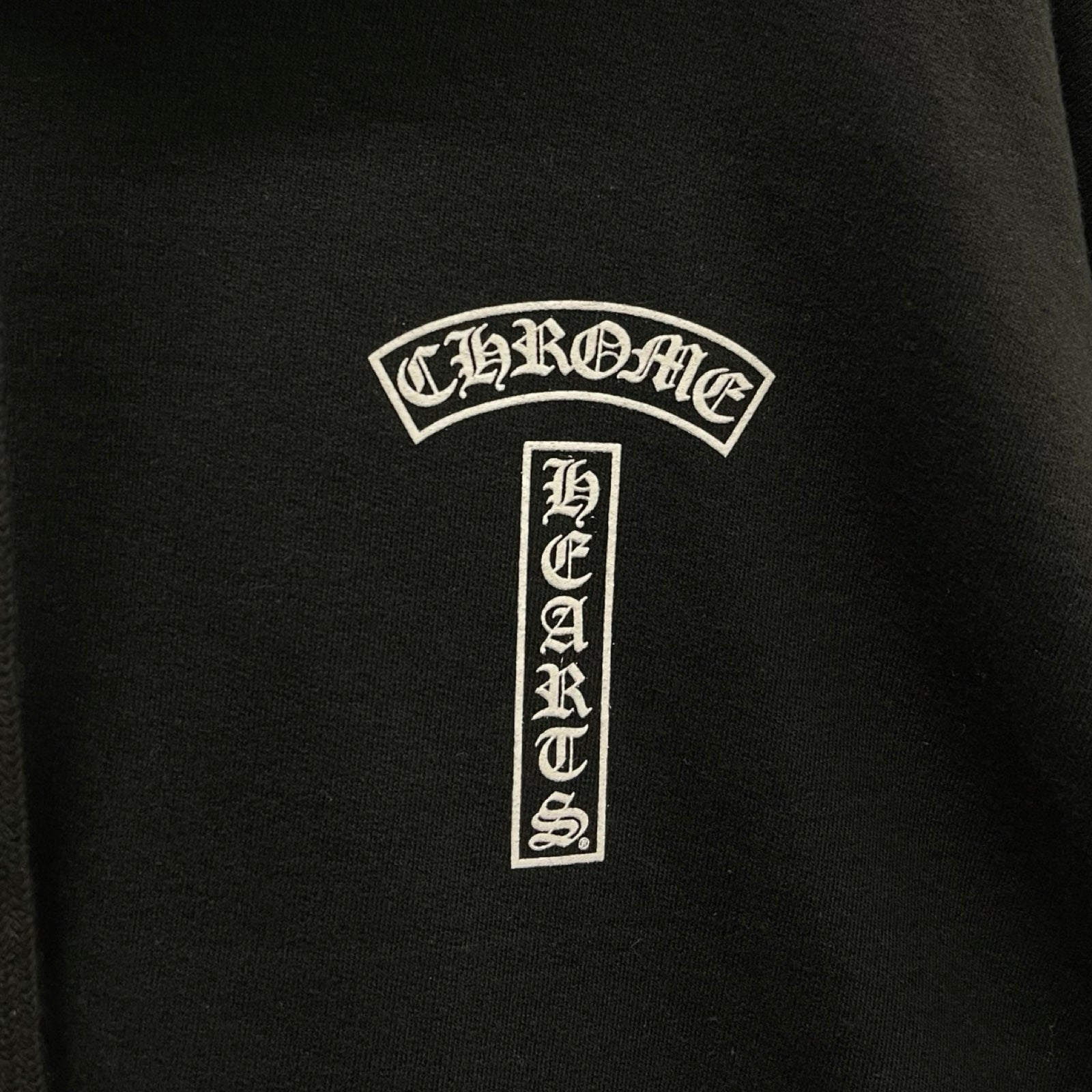 CHROME HEARTS Back Arch USA Logo Zip Up Hoodie Size L