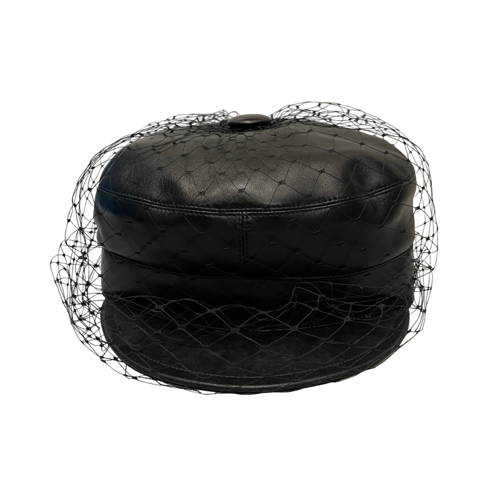 DIOR Christian Dior REVOLUTION Lamb Skin Newsboy Cap 85PAR920G700 Size 59