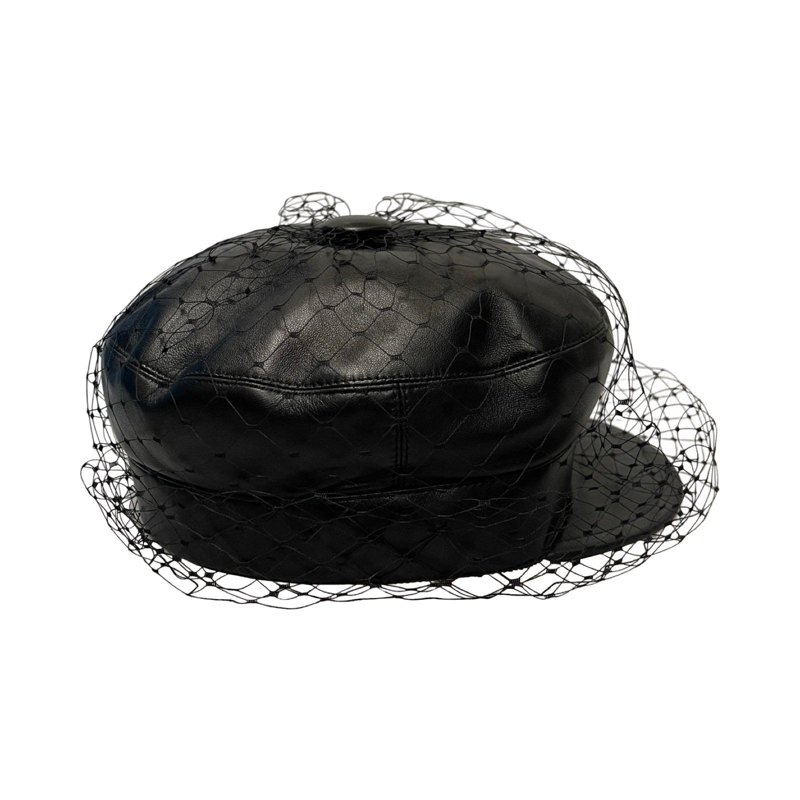 DIOR Christian Dior REVOLUTION Lamb Skin Newsboy Cap 85PAR920G700 Size 59