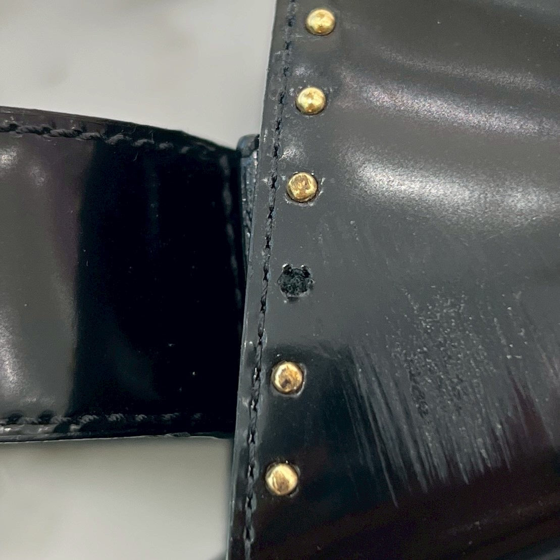 LOUIS VUITTON Star Trail Line Studded Heel Sandals NA0290 Size 38 1/2 ルイヴィトン スタートレイルラインスタッズヒールサンダル サイズ38 1/2