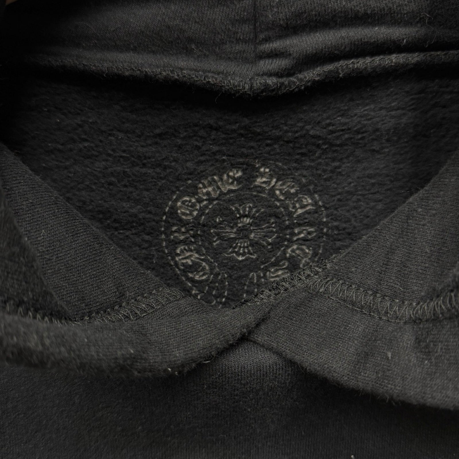 CHROME HEARTS Gradient Logo Pullover Hoodie Size XL