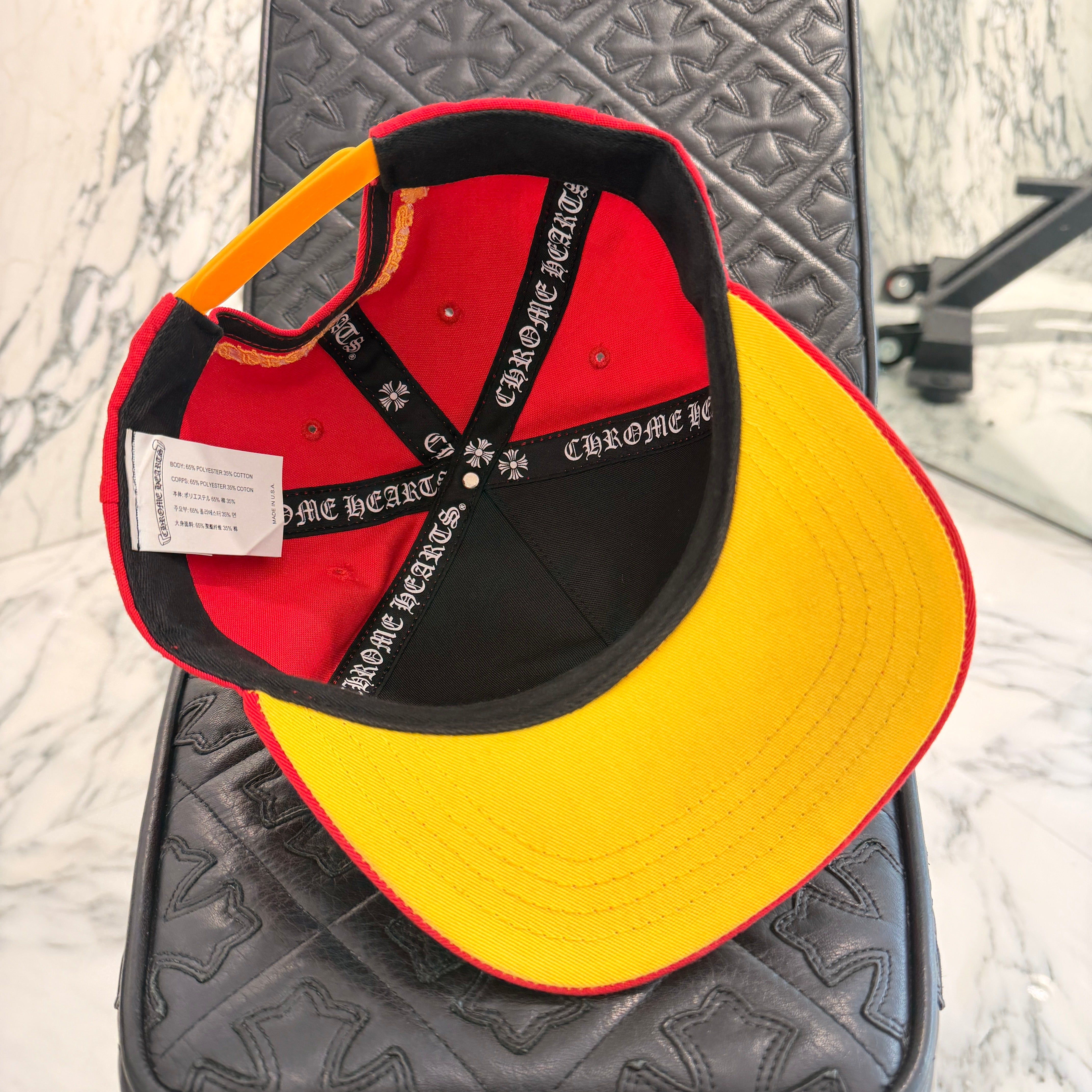 CHROME HEARTS CH Logo Embroidery Trucker Cap Size ONE SIZE (53-60) クロムハーツ CHロゴ刺繍 トラッカーキャップ サイズONE SIZE (53-60)