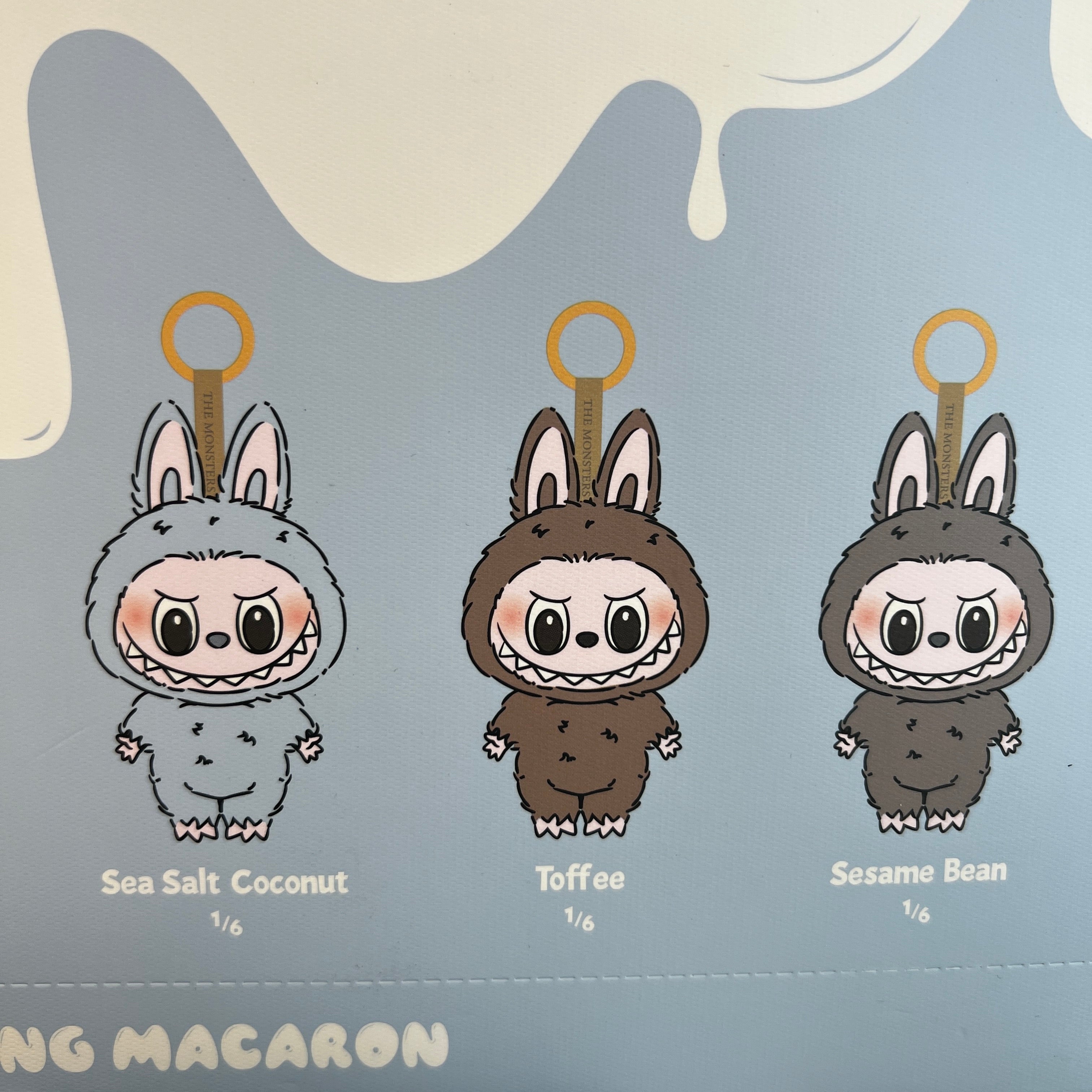 POP MART The Monsters EXCITING MACARON LABUBU ポップマート ザ・モンスターズ エキサイティング マカロン ラブブ ストラップ