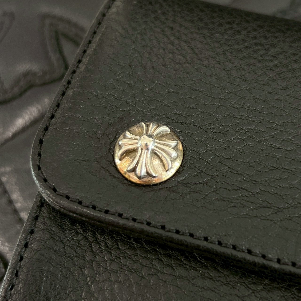 CHROME HEARTS Wave Mini Cross Ball Wallet クロムハーツ ウェーブ ミニ クロスボール ウォレット