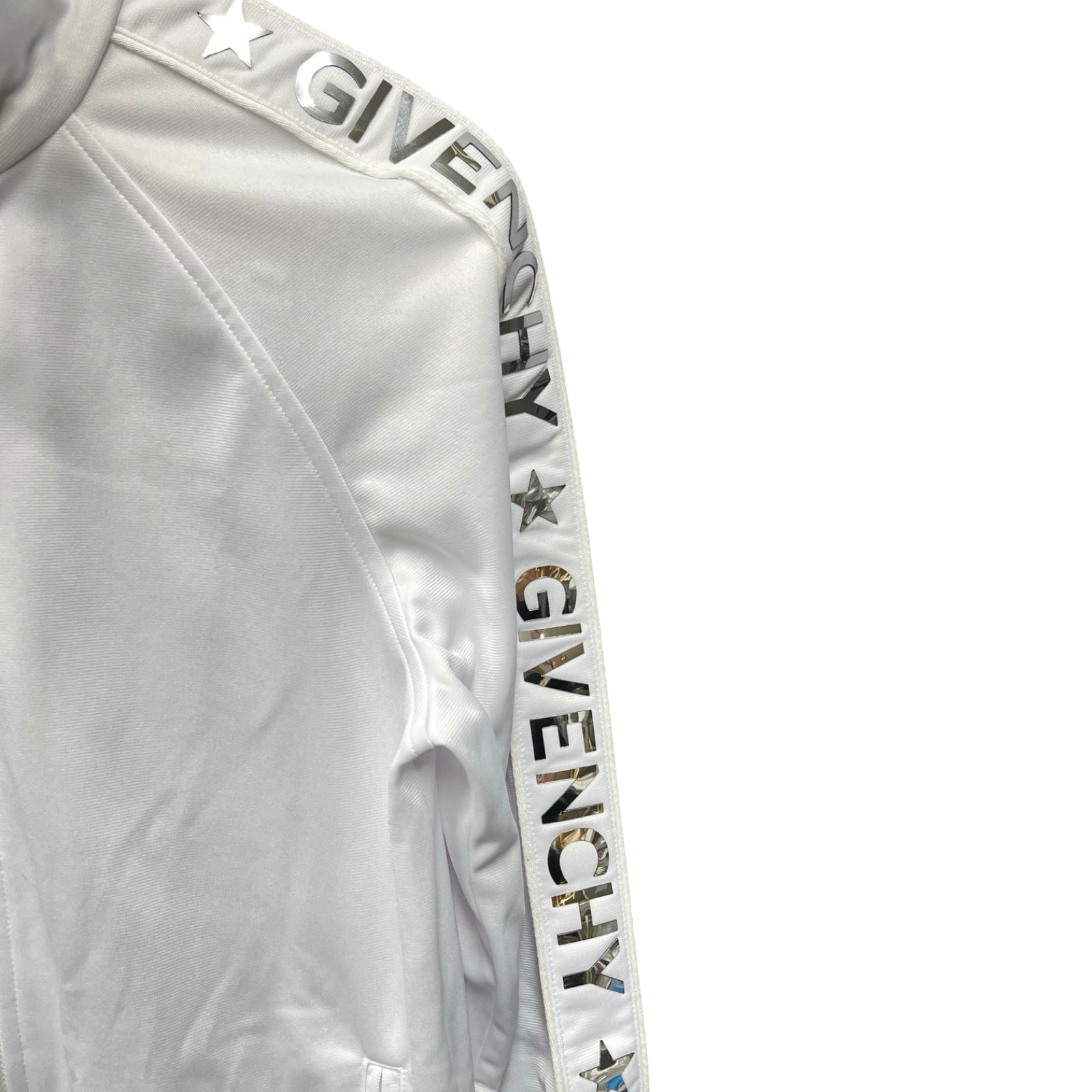 GIVENCHY Metallic Logo Track Jacket BW301Q300P Size 38