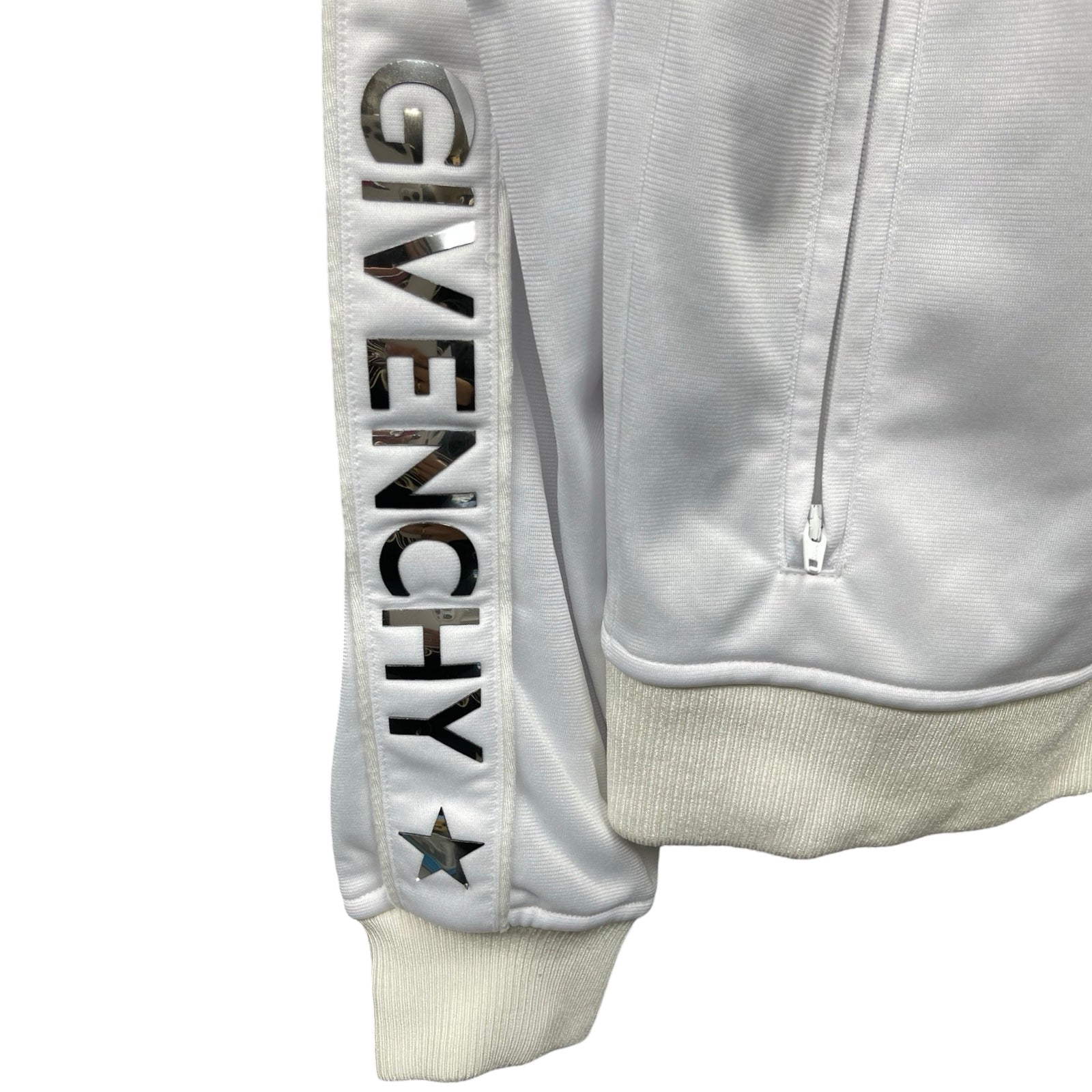 GIVENCHY Metallic Logo Track Jacket BW301Q300P Size 38