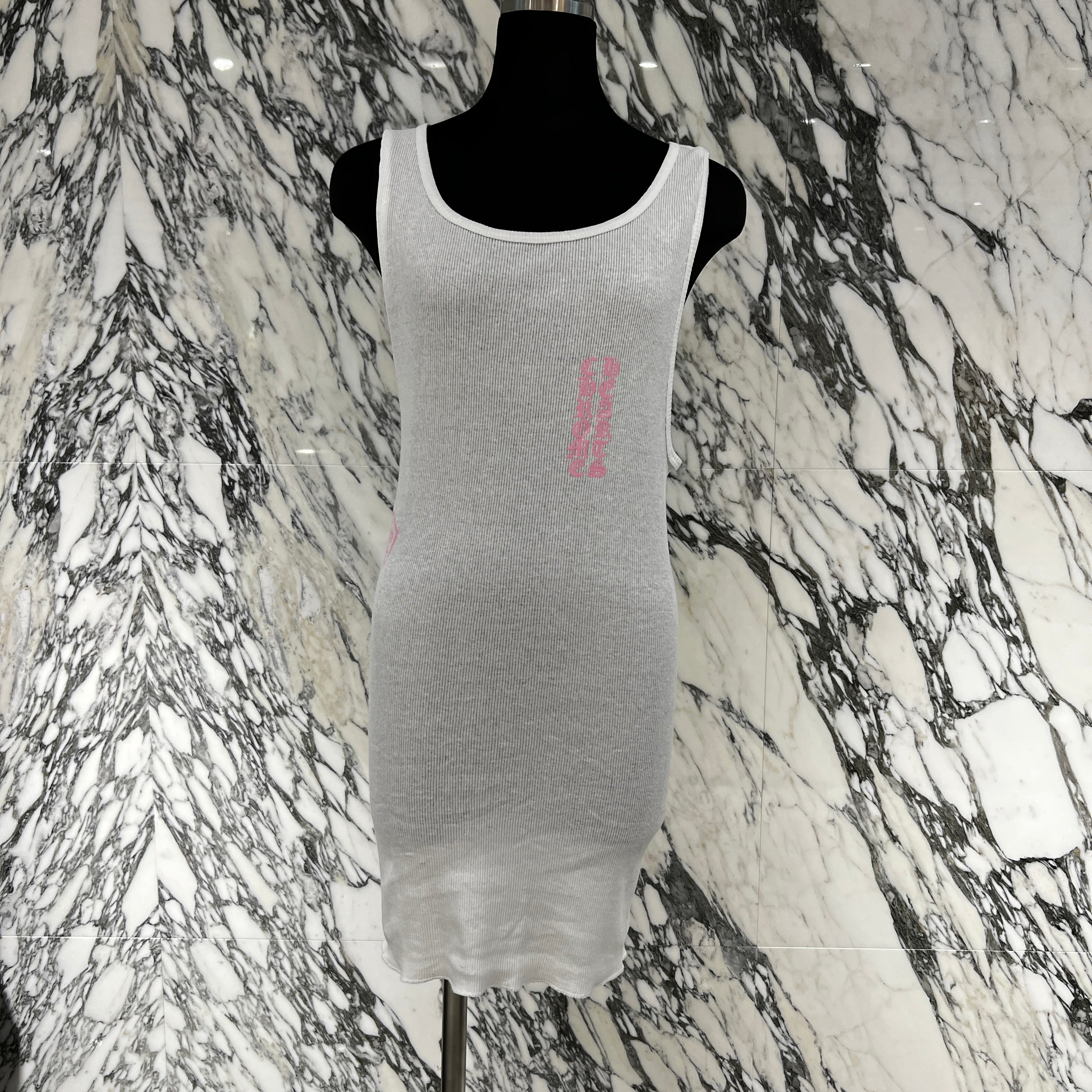 CHROME HEARTS 2025SS Vertical Side Logo Tank Top Size S クロム