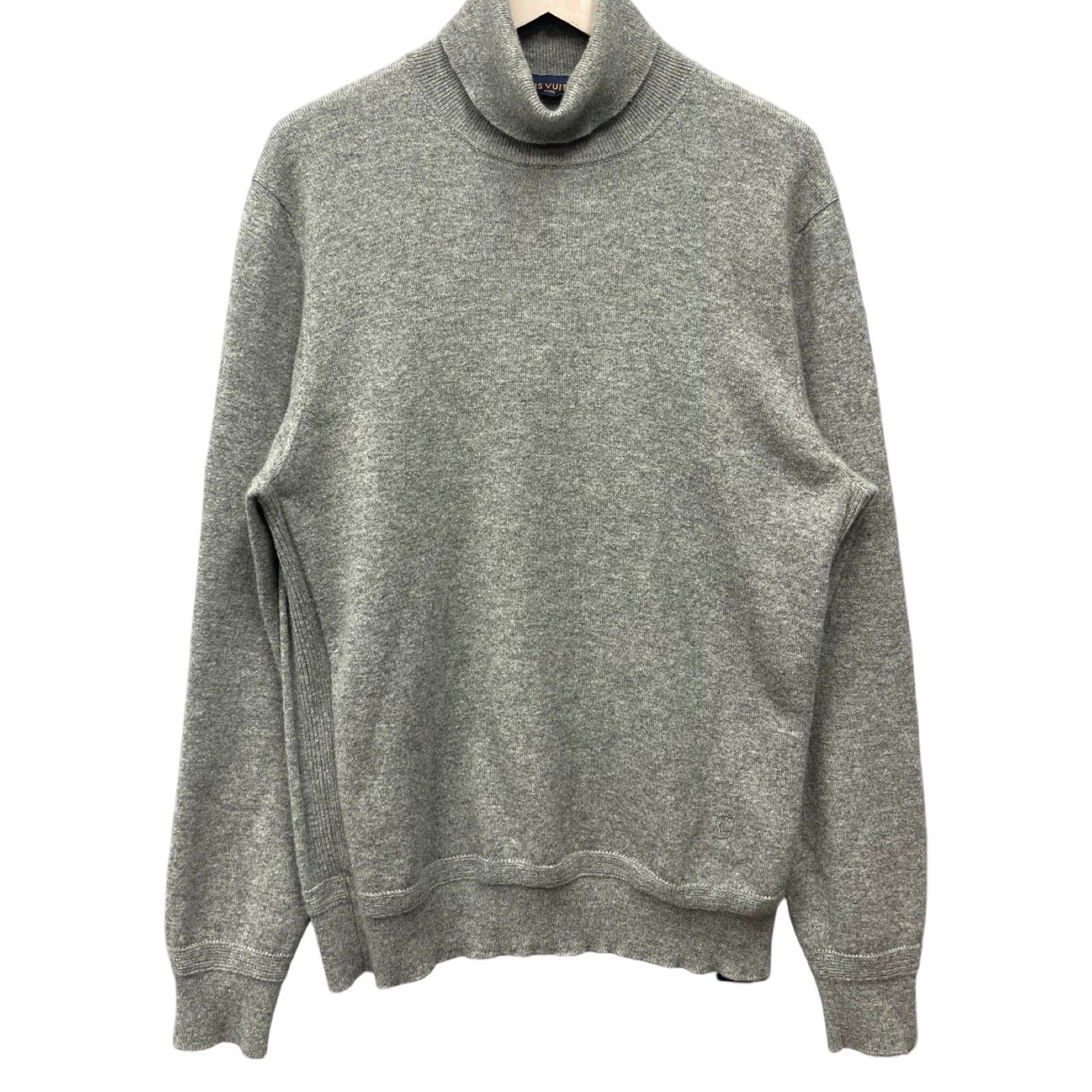 LOUIS VUITTON Cashmere Turtle Neck High Gauge Knit Sweater HHN44WKC7 Size M