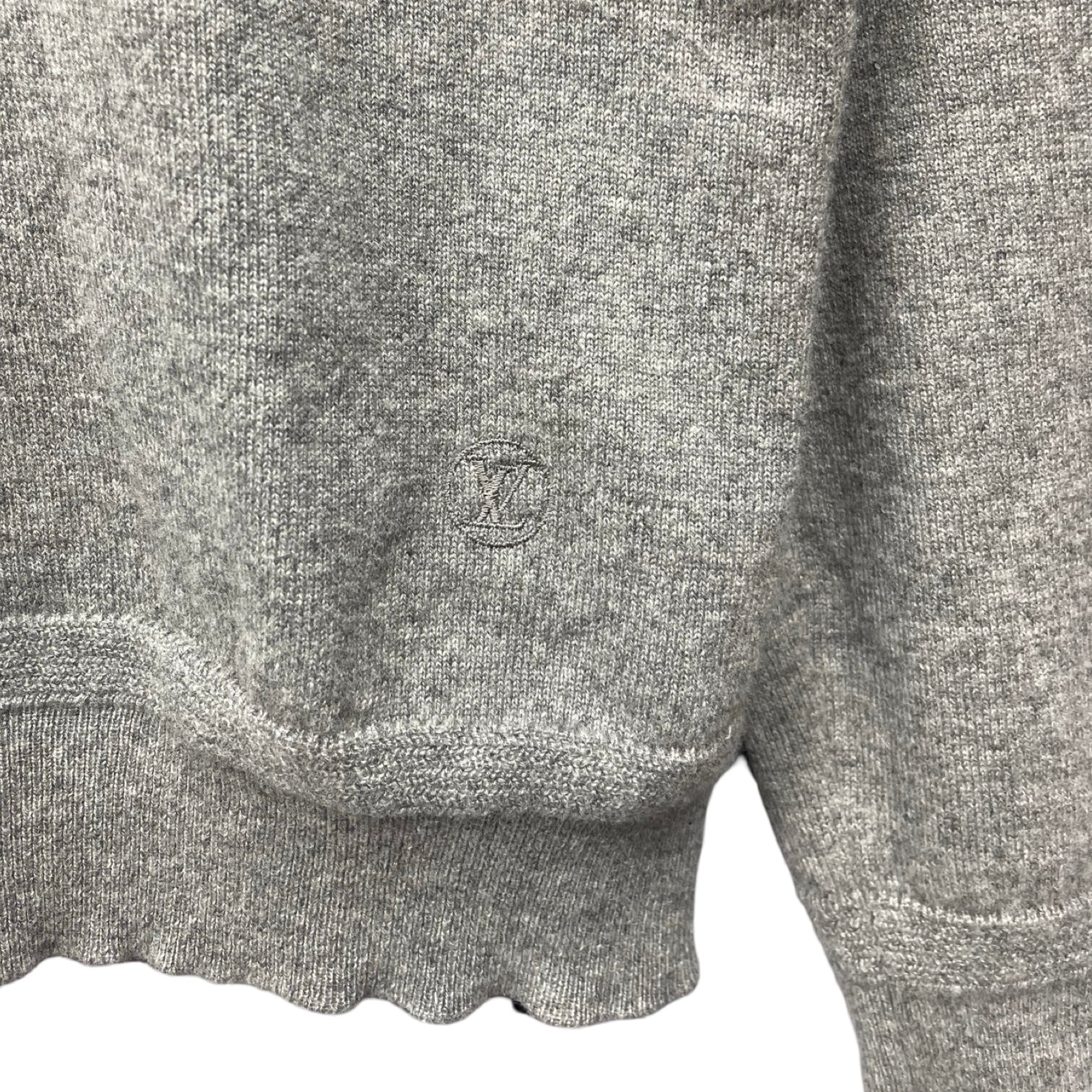 LOUIS VUITTON Cashmere Turtle Neck High Gauge Knit Sweater HHN44WKC7 Size M