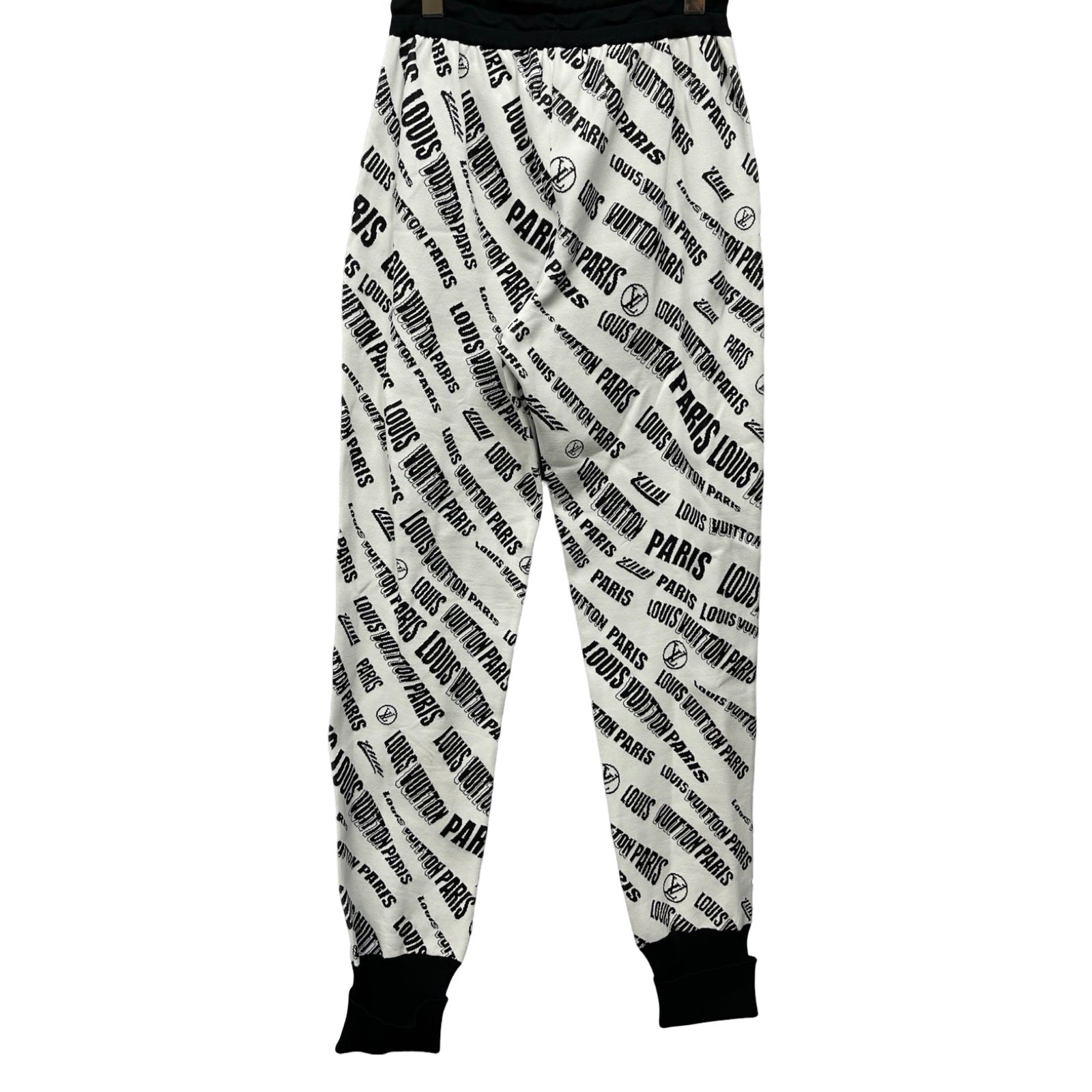 LOUIS VUITTON 2021AW Slanted Signature Jacquard Jogging Pants 1A9BNA Size M