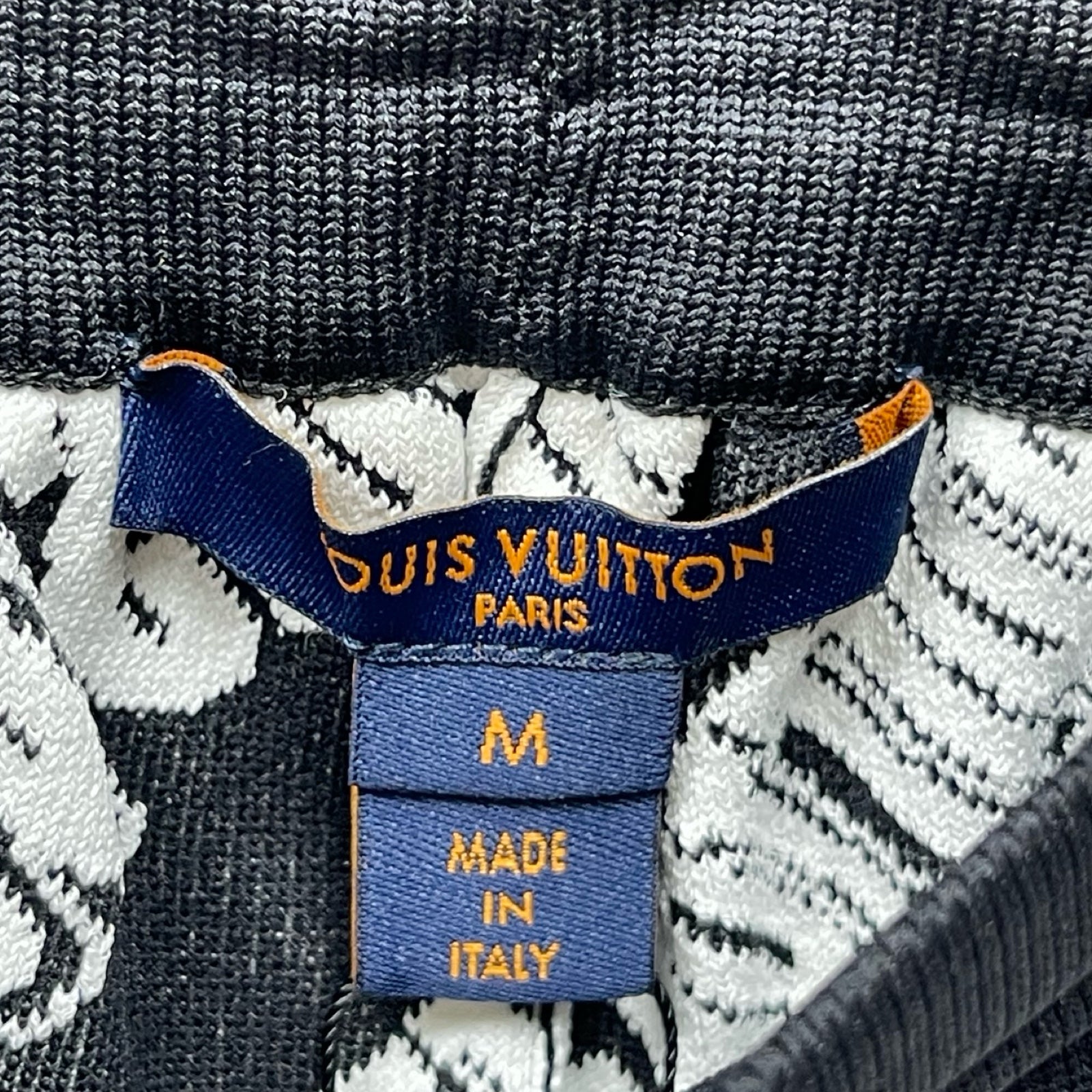 LOUIS VUITTON 2021AW Slanted Signature Jacquard Jogging Pants 1A9BNA Size M