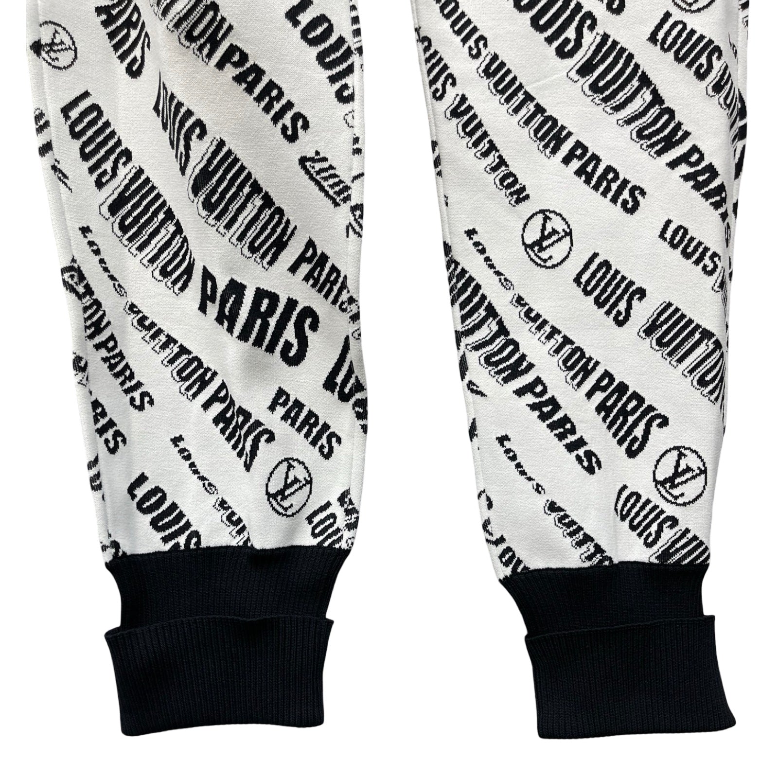 LOUIS VUITTON 2021AW Slanted Signature Jacquard Jogging Pants 1A9BNA Size M