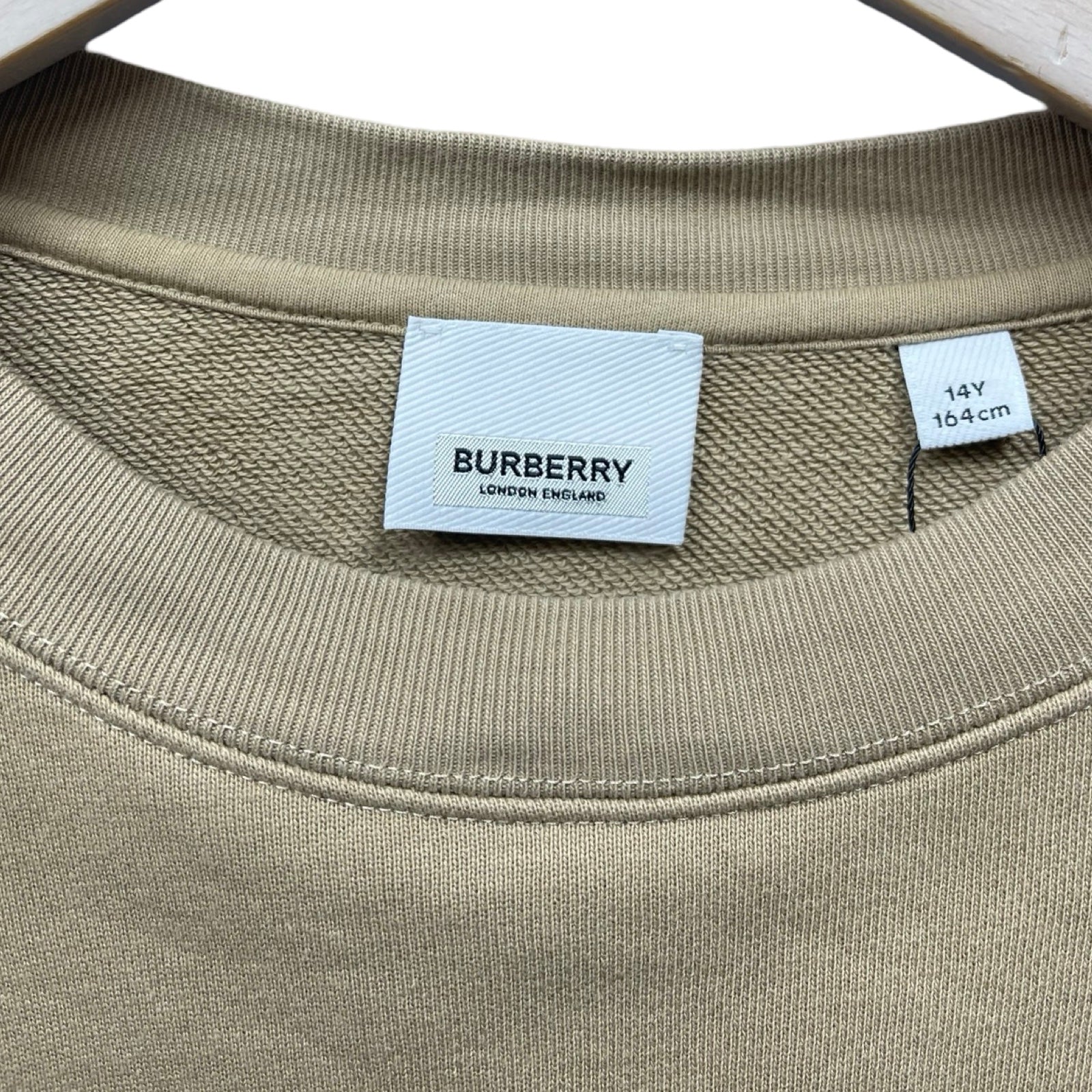 BURBERRY 2022SS Side Check sweatshirt S2112080 Size 164cm/14Y