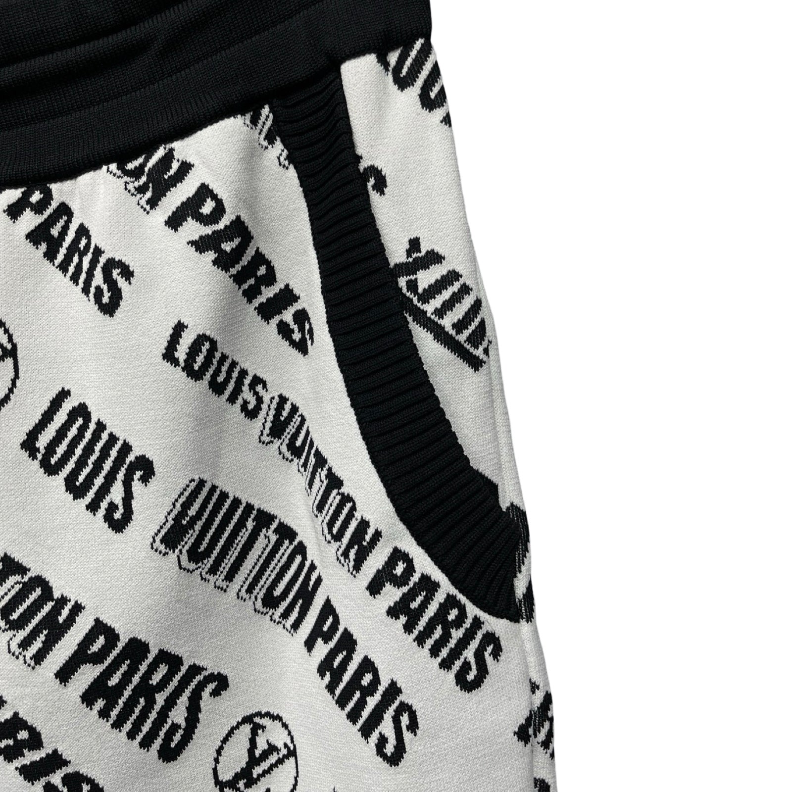 LOUIS VUITTON 2021AW Slanted Signature Jacquard Jogging Pants 1A9BNA Size M