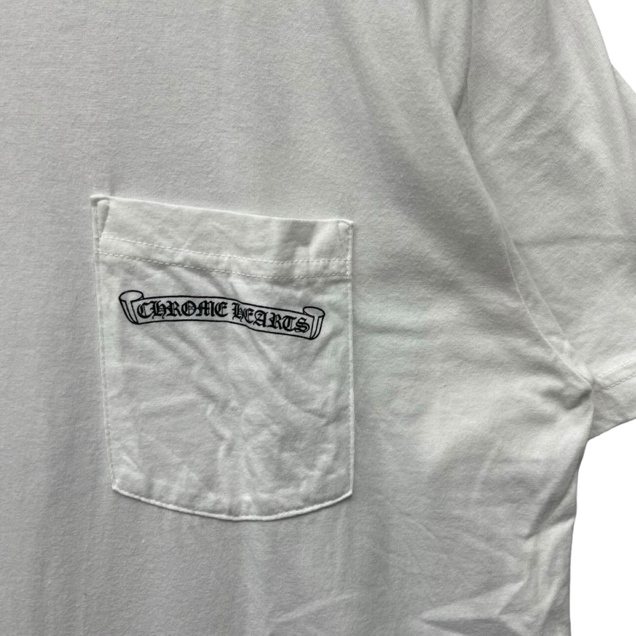 CHROME HEARTS Dagger Eye Chart Tee Size L