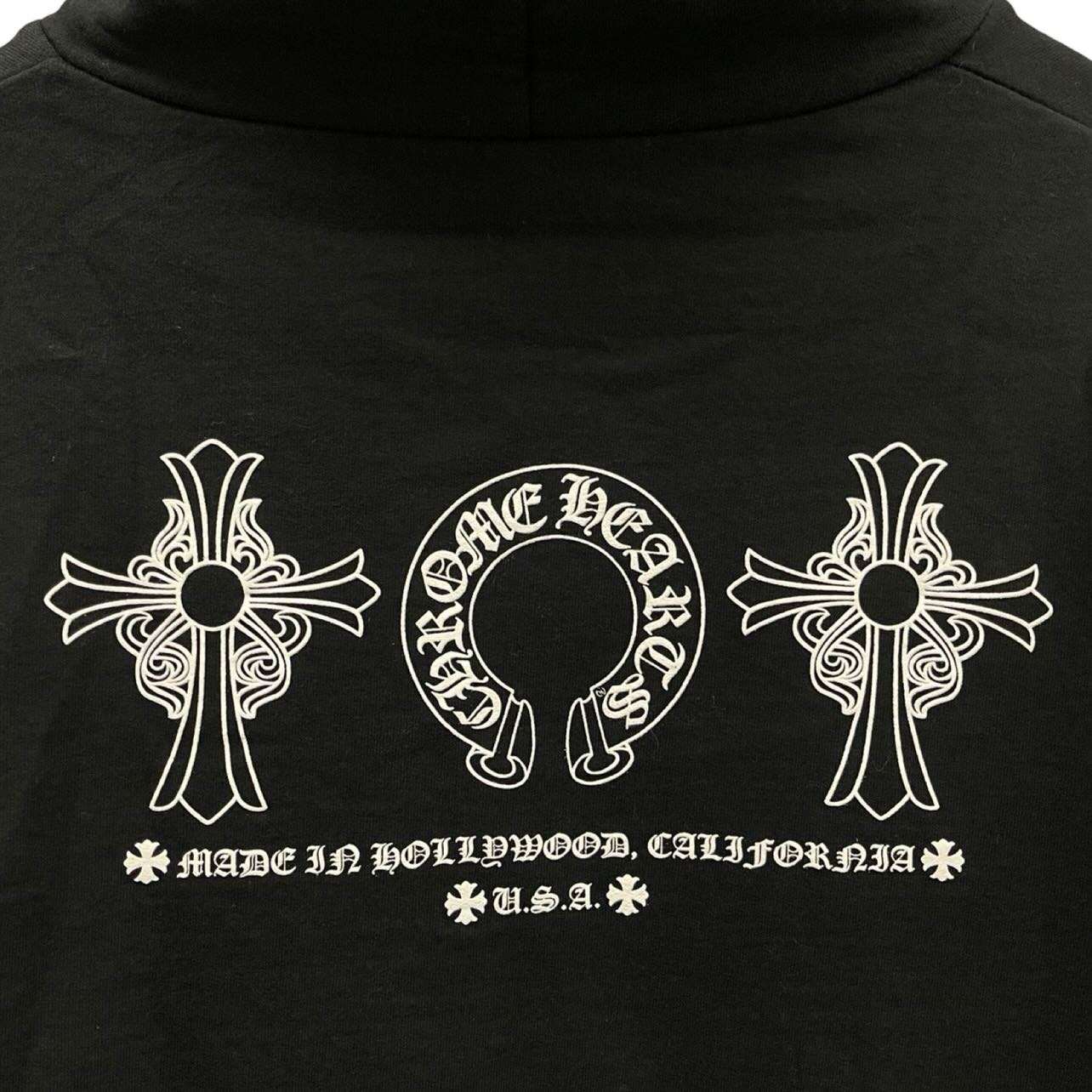 CHROME HEARTS Made In Hollywood 3 ICON Pullover Hoodie Size M
