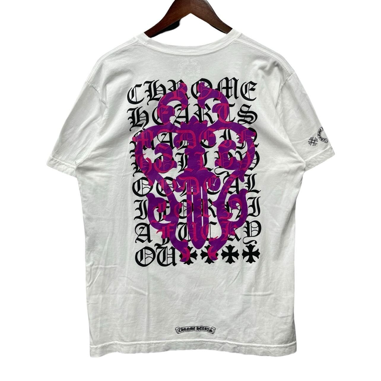 CHROME HEARTS Dagger Eye Chart Tee Size L