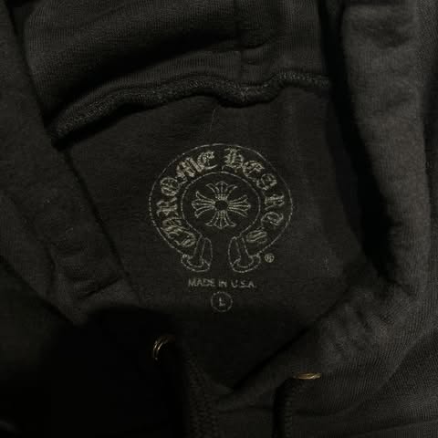 CHROME HEARTS Back Gradation Circle Logo Pullover Hoodie Size L クロムハーツ バック グラデーション サークルロゴ プルオーバーフーディ サイズL