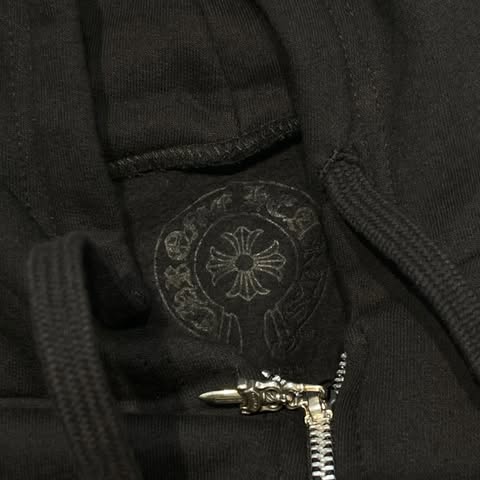 CHROME HEARTS Vertical Logo Zip Up Hoodie Size XXL クロムハーツ ヴァーティカルロゴ ジップアップフーディー サイズXXL
