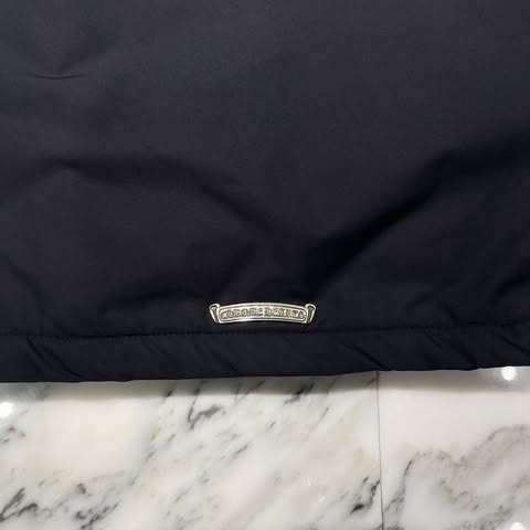 CHROME HEARTS Red 3 Cross Leather Patch Racing Zip Up Jacket Size M クロムハーツ レッド3クロス レザーパッチ レーシング ジップアップ ジャケット サイズM