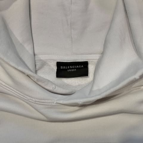 BALENCIAGA 2023SS TAPE TYPE RIPPED POCKET Hoodie 744441 Size S バレンシアガ テープタイプ リップドポケット フーディ サイズS