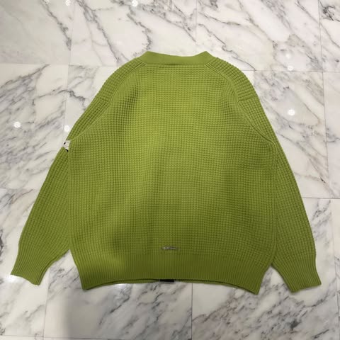 CHROME HEARTS YNOT Unborn Calf Cross Patch Cashmere Knit Cardigan Size M クロムハーツ ワイノット ハラコクロスパッチ カシミヤ ニットカーディガン サイズM