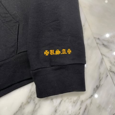 CHROME HEARTS Online Limited Horseshoe Side Logo Pullover Hoodie Size XXL クロムハーツ オンライン限定 ホースシューサイドロゴ プルオーバーフーディー サイズXXL