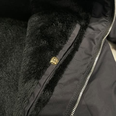 CHROME HEARTS Red 3 Cross Leather Patch Racing Zip Up Jacket Size M クロムハーツ レッド3クロス レザーパッチ レーシング ジップアップ ジャケット サイズM