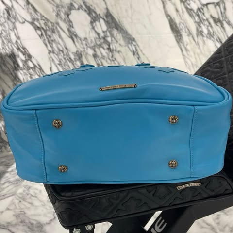 CHROME HEARTS Tiny GYM Cemetery Cross Patch Hand Bag クロムハーツ タイニージム セメタリークロスパッチ ハンドバッグ ジムバッグ